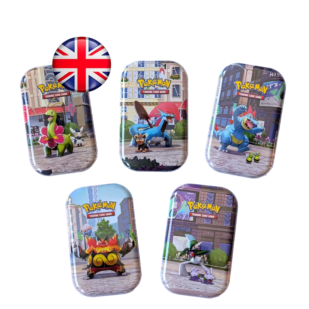 Pokémon-Sammelkartenspiel – Lumiose City Mini Tin (Englisch) – Zufälliges Design