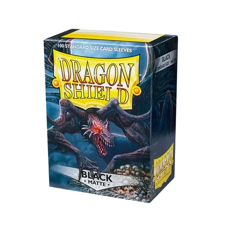 Dragon Shield Sleeves - Matte Standard Black / Schwarz | 100stk