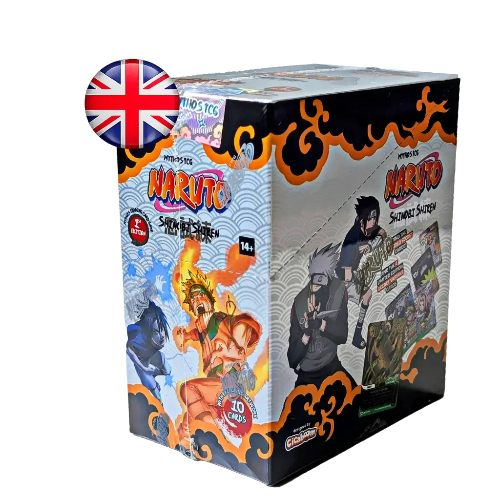 Naruto Mythos TCG  Shinobi Shiren - Set 2 - Booster Display 1st Edition - Englisch