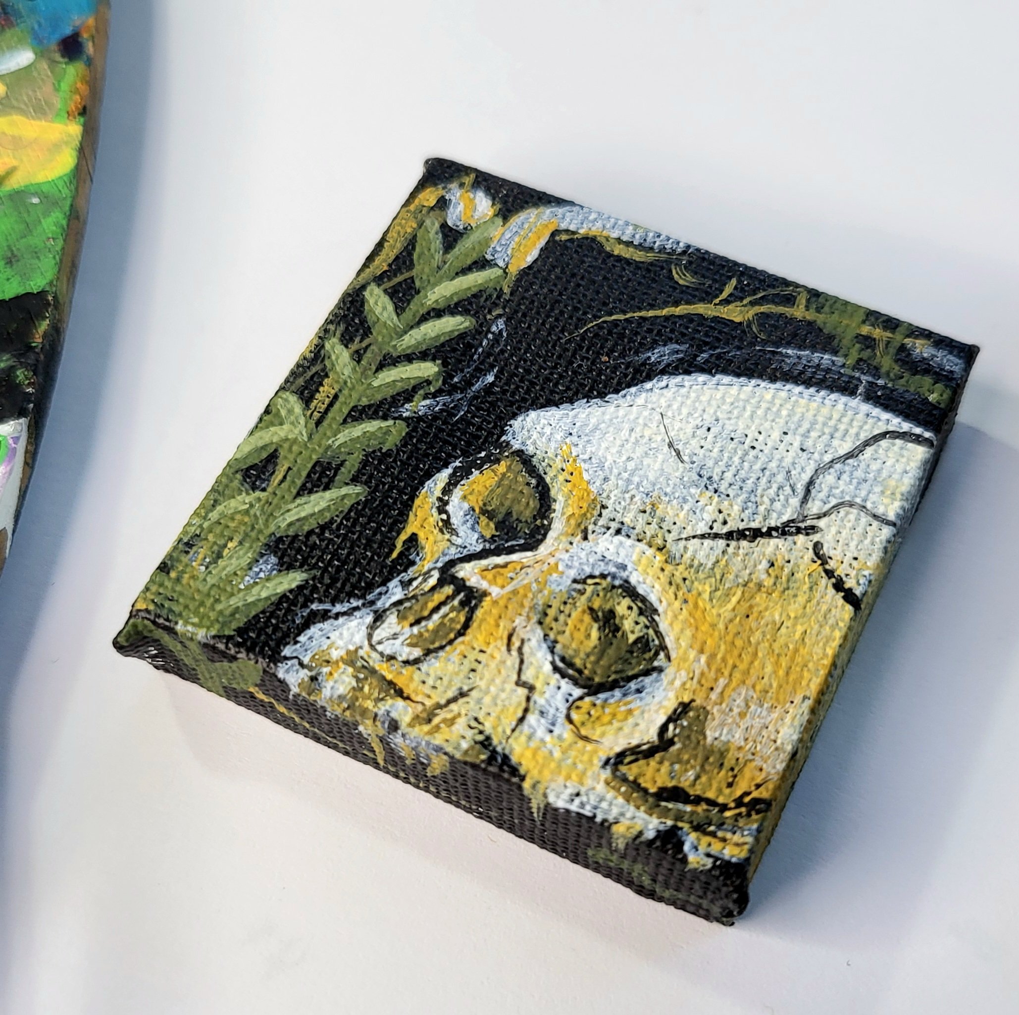 Why do I paint whimsical and spooky nature art?