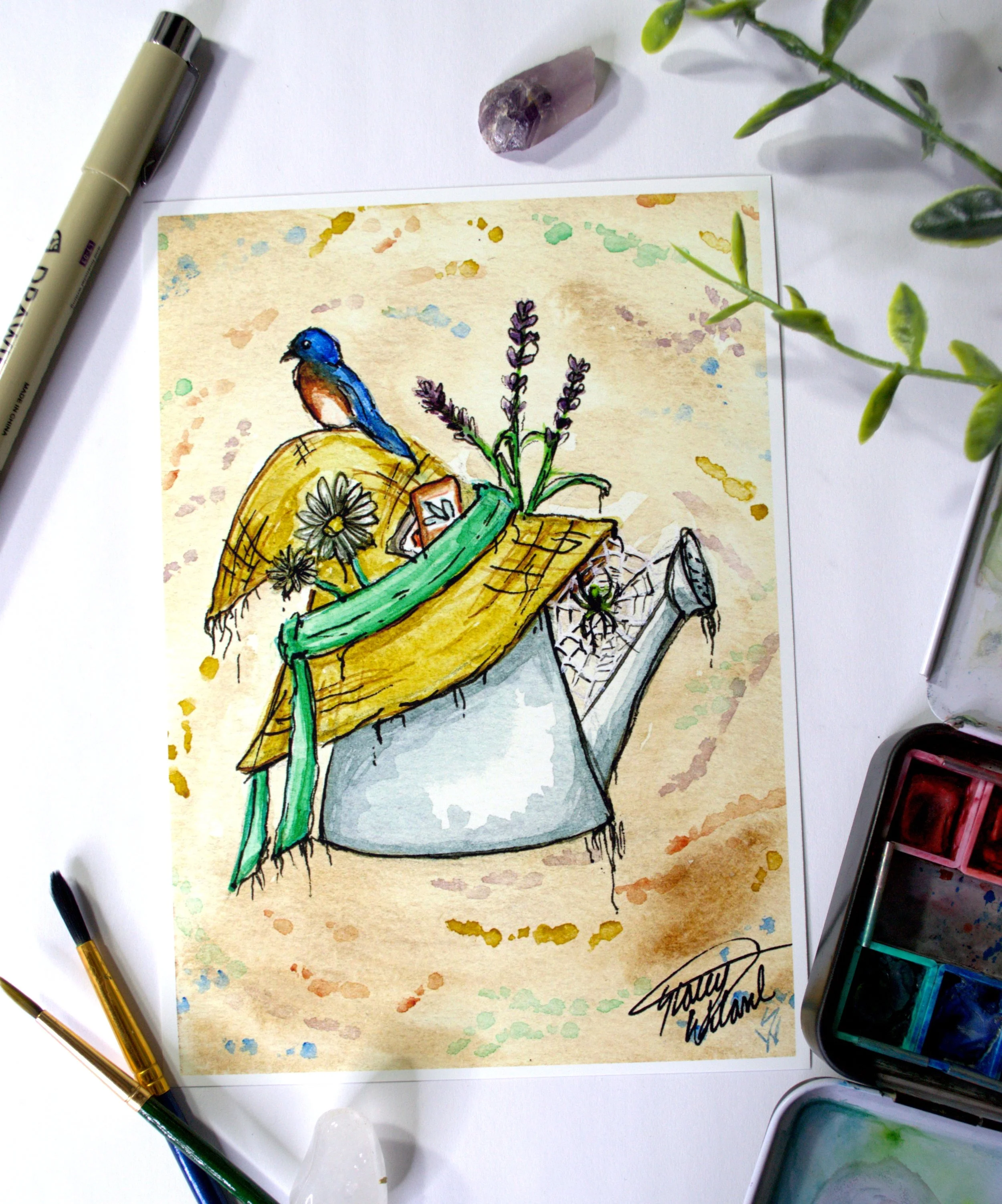 Mystic Roots Fine Arts Print