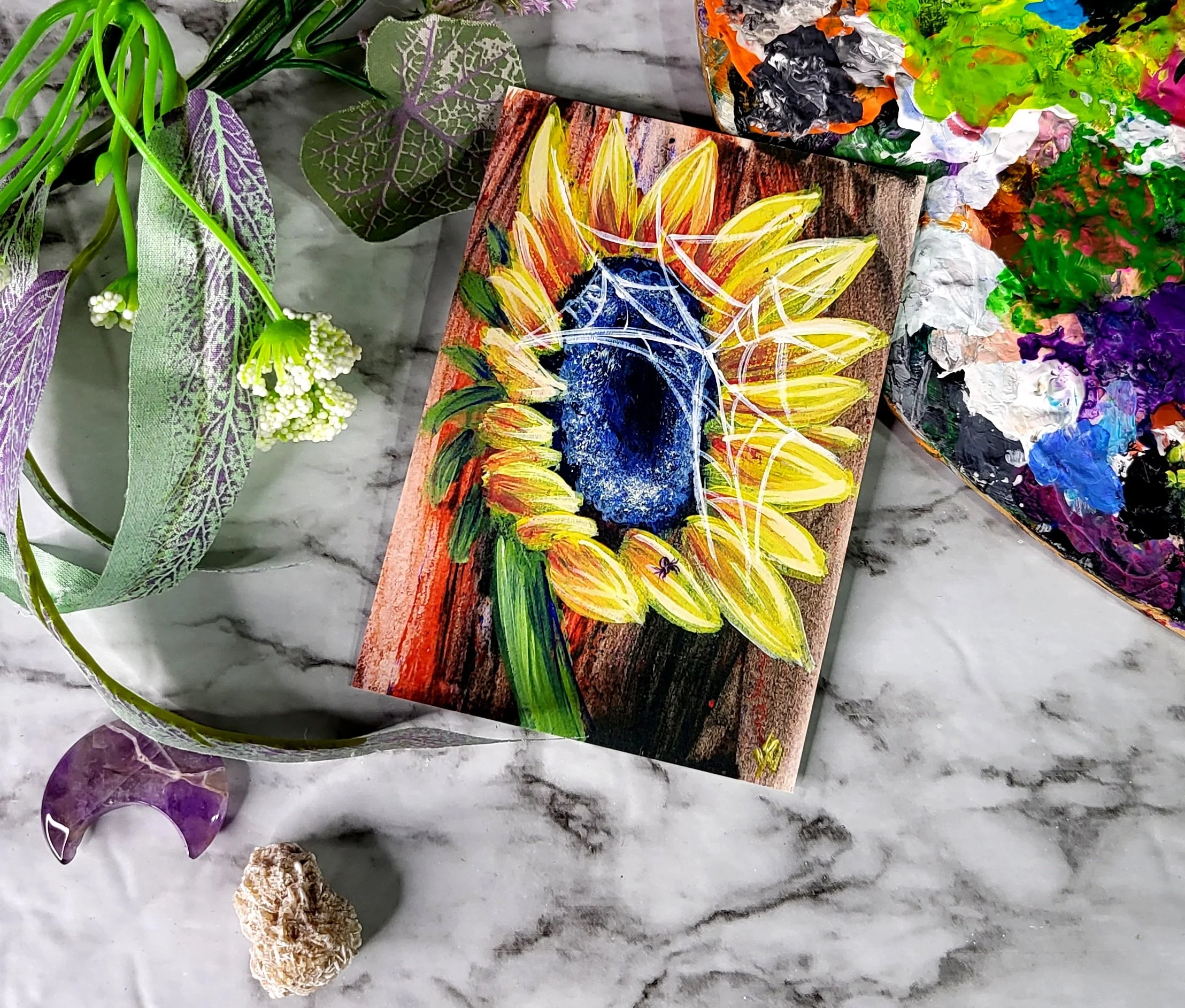 Ominous Sunflower - Fine Art Print