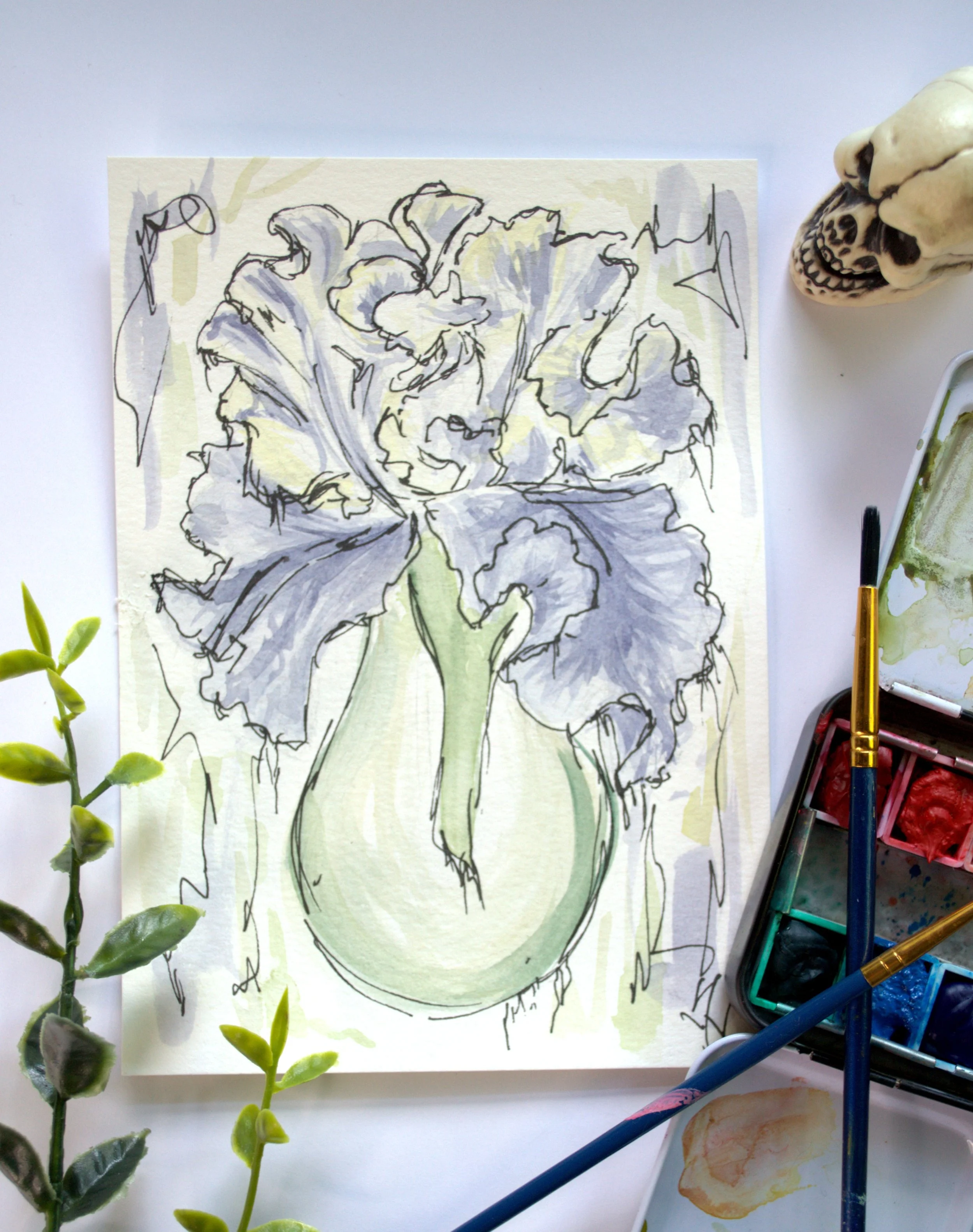 Whispering Transition - Original Watercolor Painting
