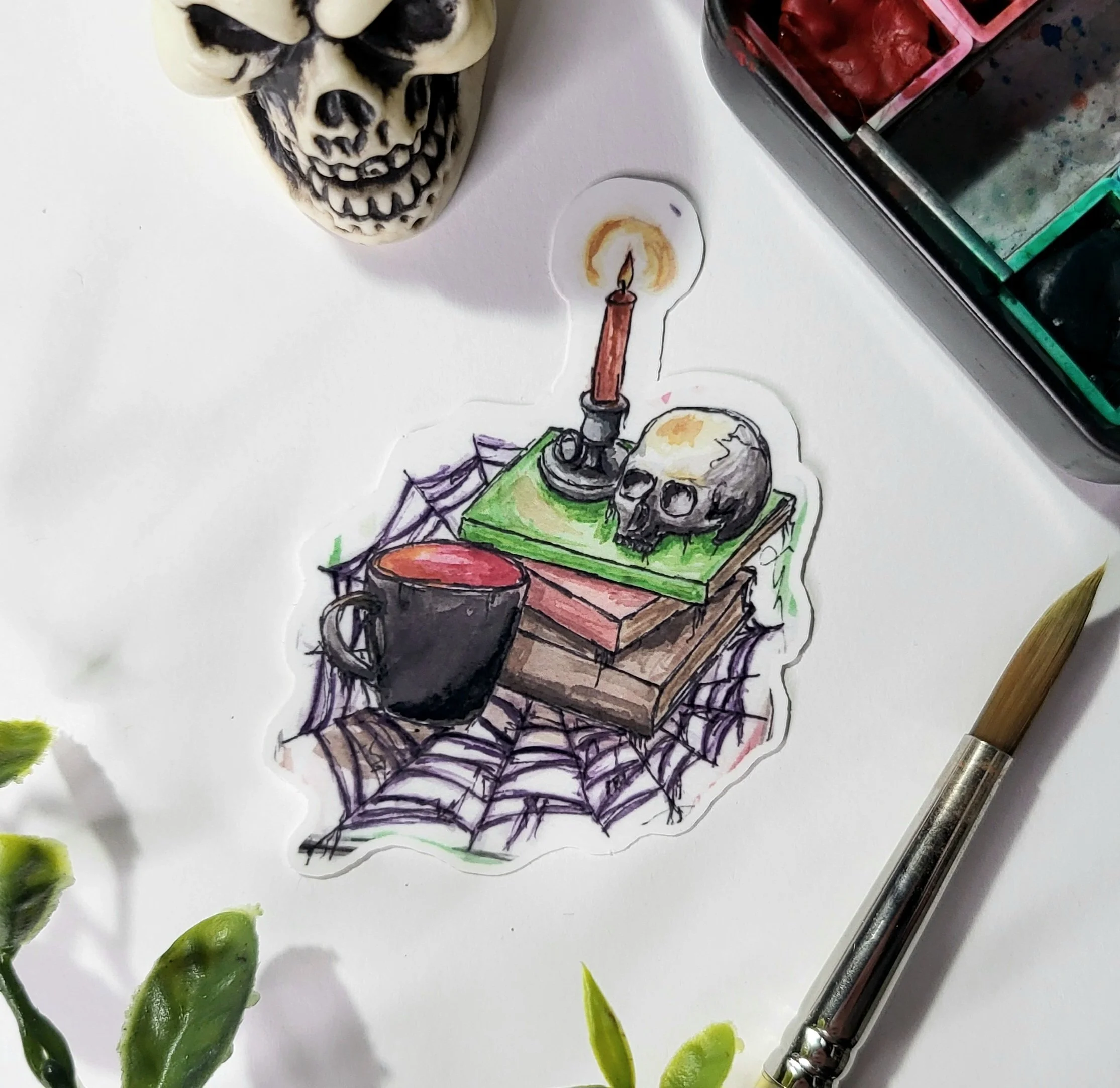 Cozy Hauntings - Vinyl Die Cut Stickers