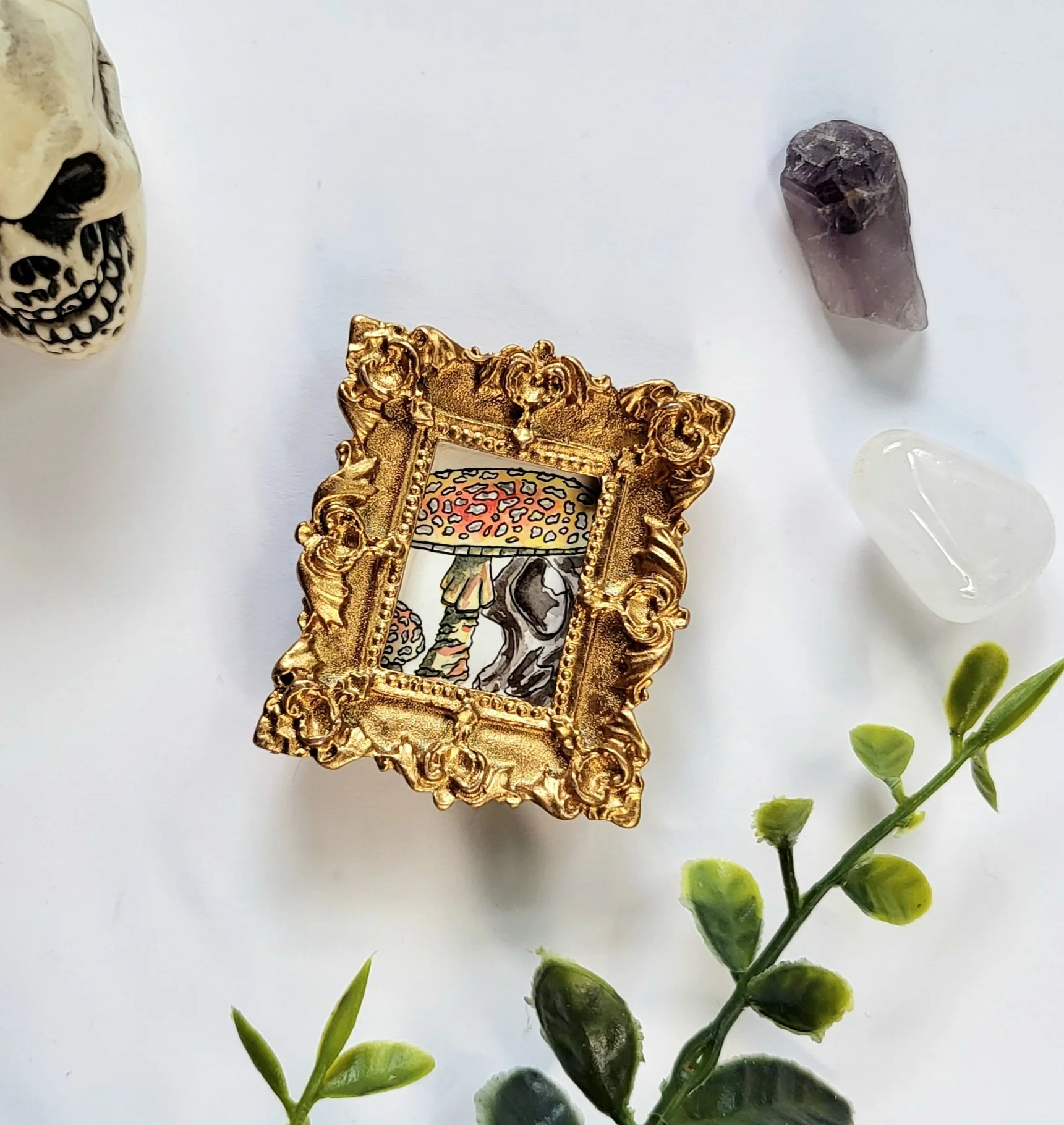 Divine from the Beyond Mini Framed Print Magnet