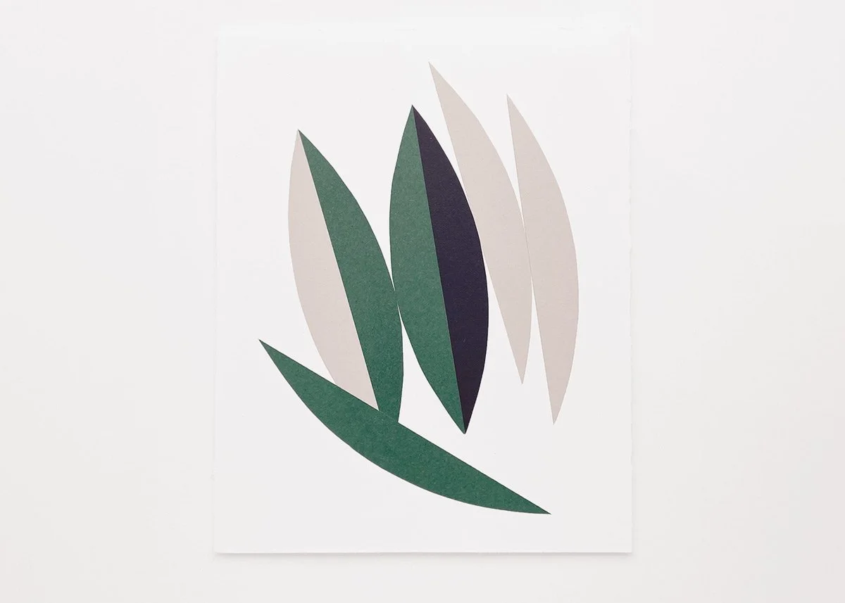 — They Came Unnoticed, 2024 
origami paper collage