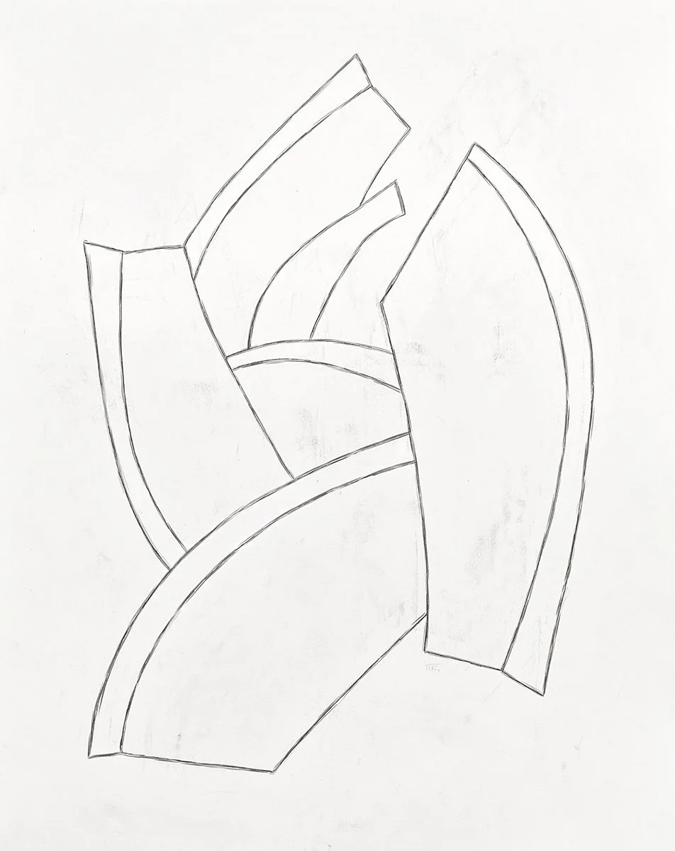 — Planetary Garden II,  2023 pencil on paper