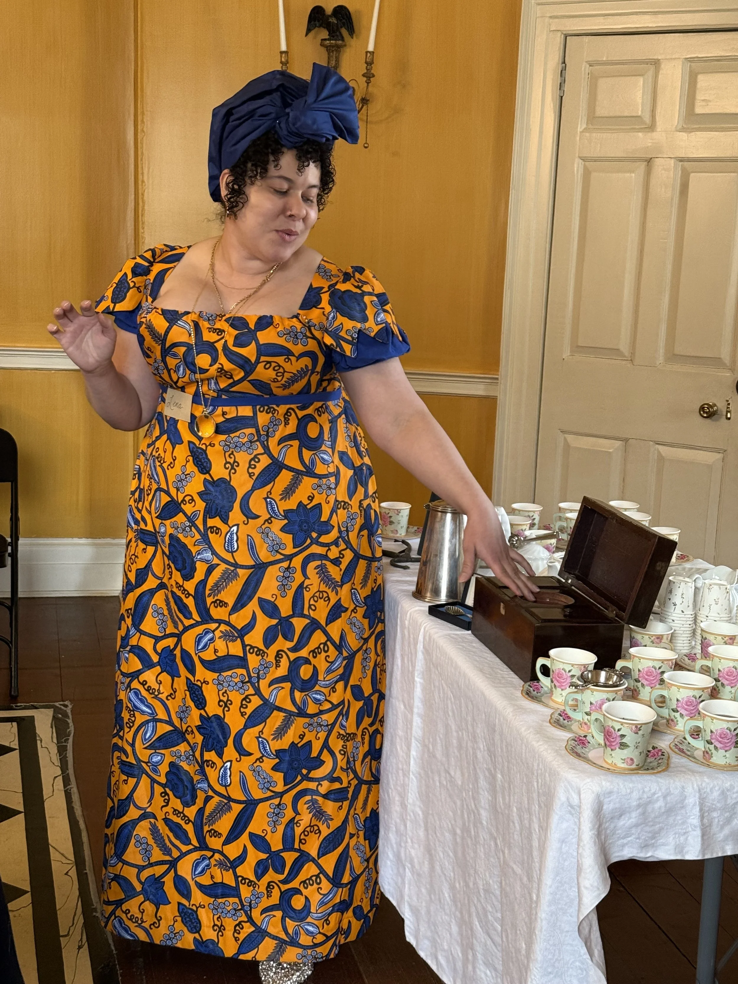 Photo by Georgie Castilla of Duniath Comics Dress designed by Trenell Mooring