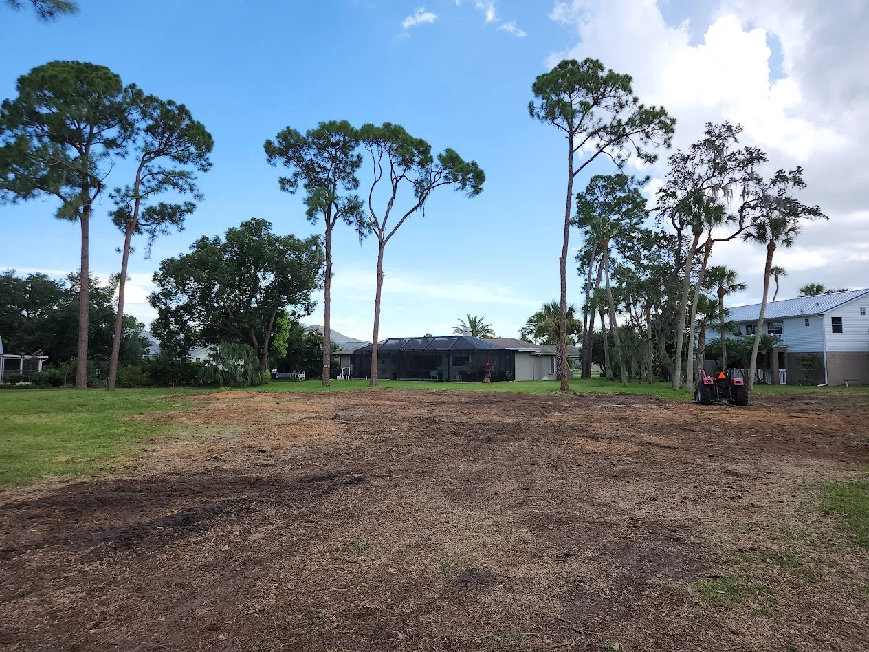 Lot Clearing in Citrus County, Florida.