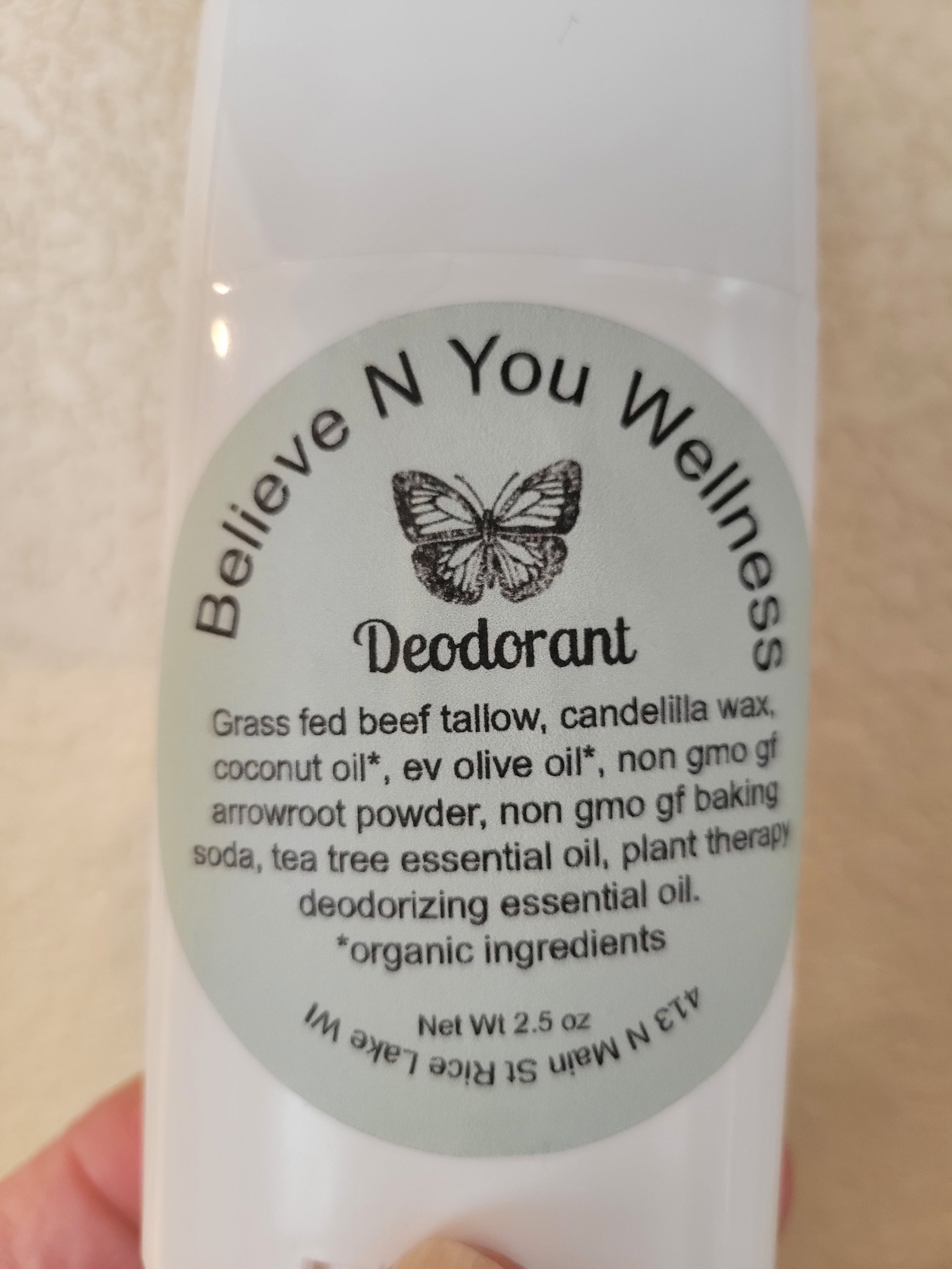 Tallow Deodorant