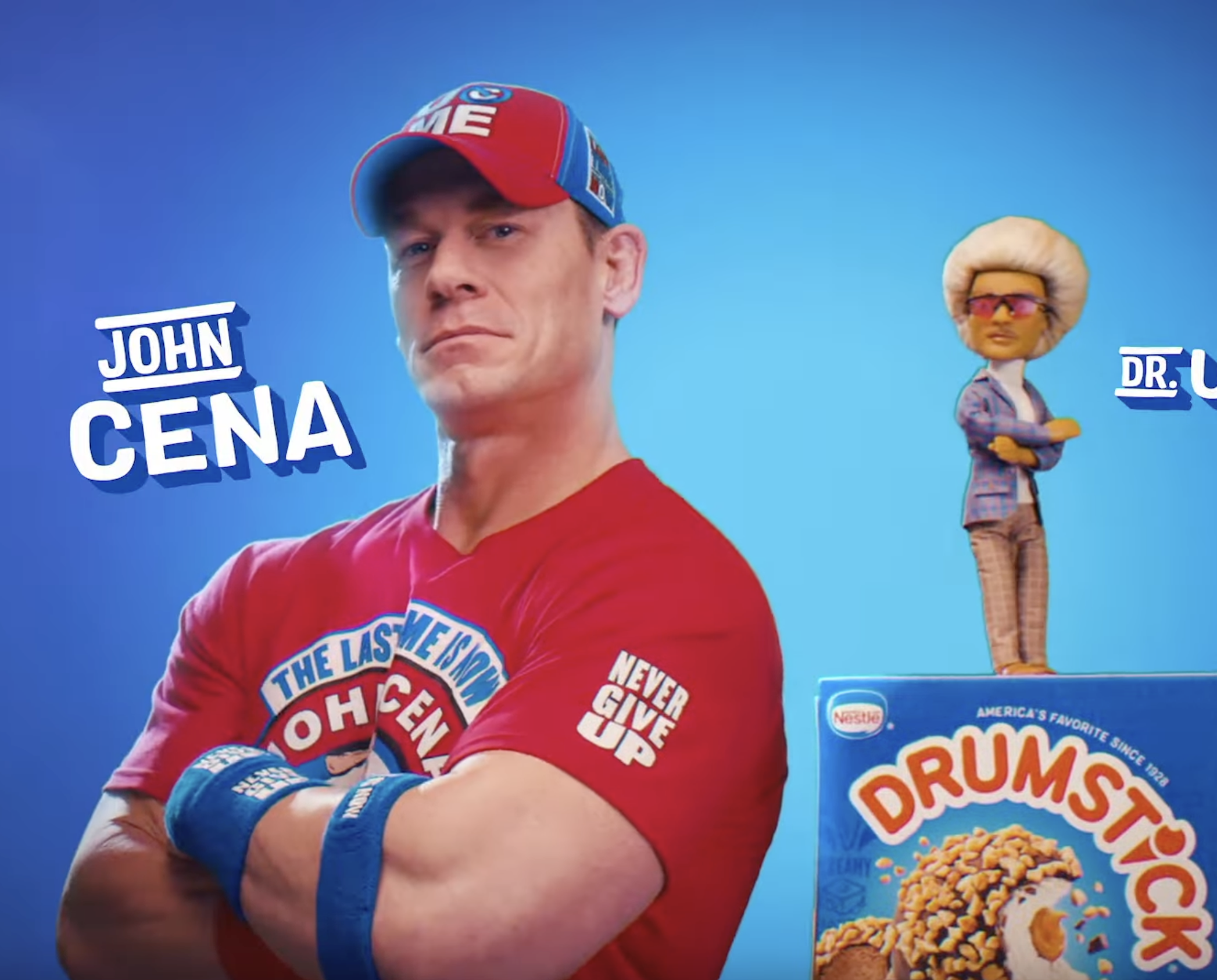 Drumstick with John Cena