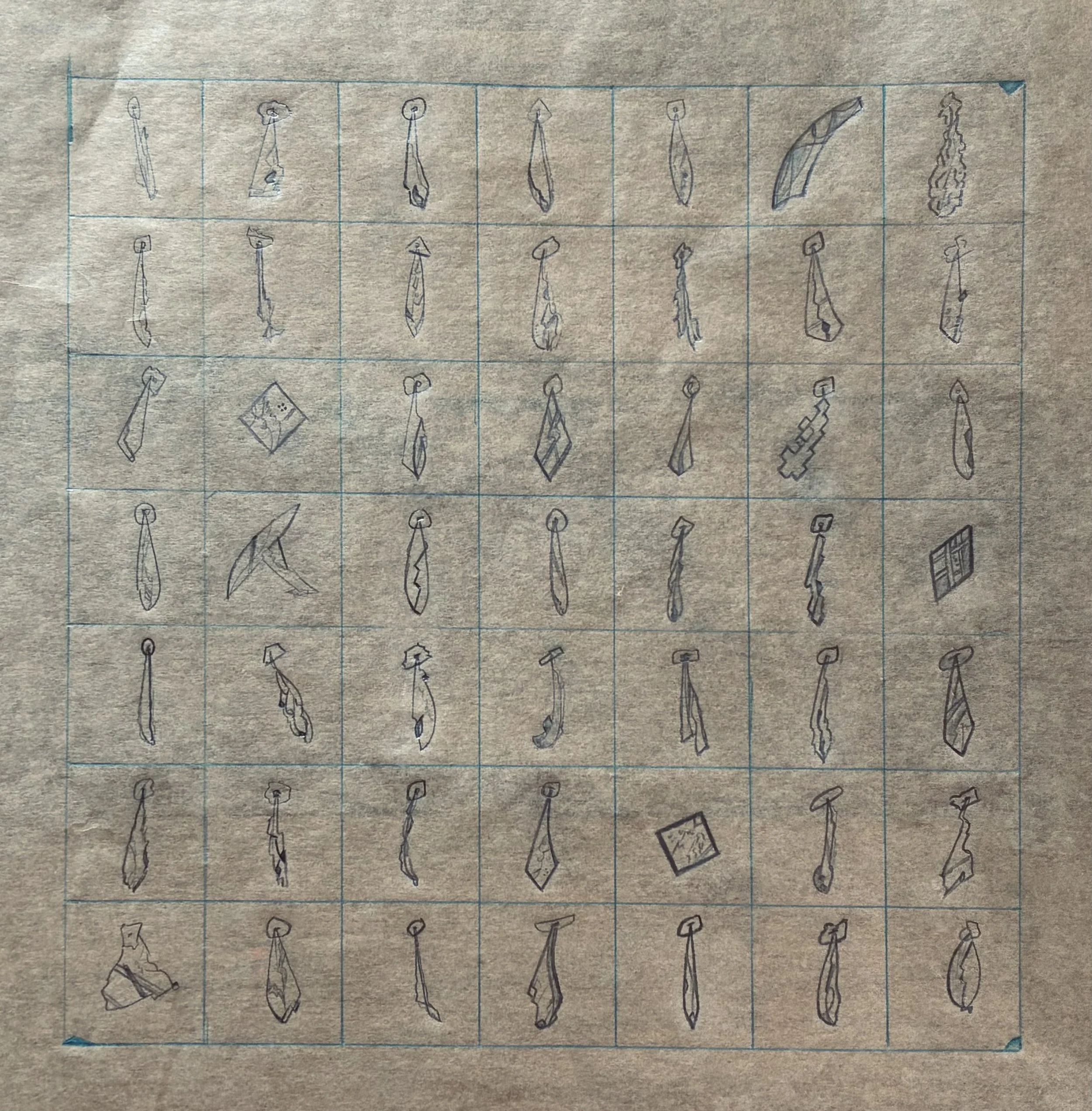 Hand sketch for jewelleries