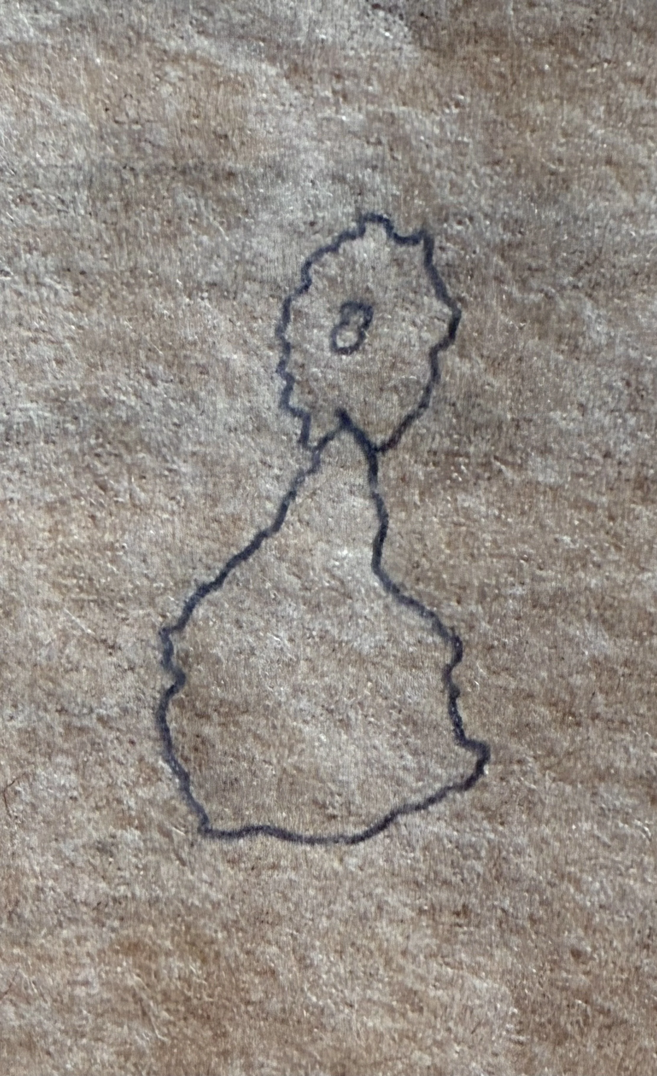 anar, raw design of silver ornament