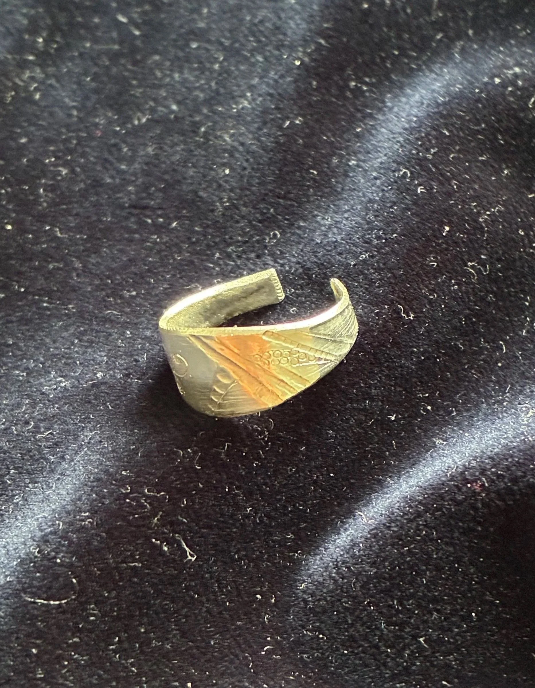 golab, handmade minimal silver ring