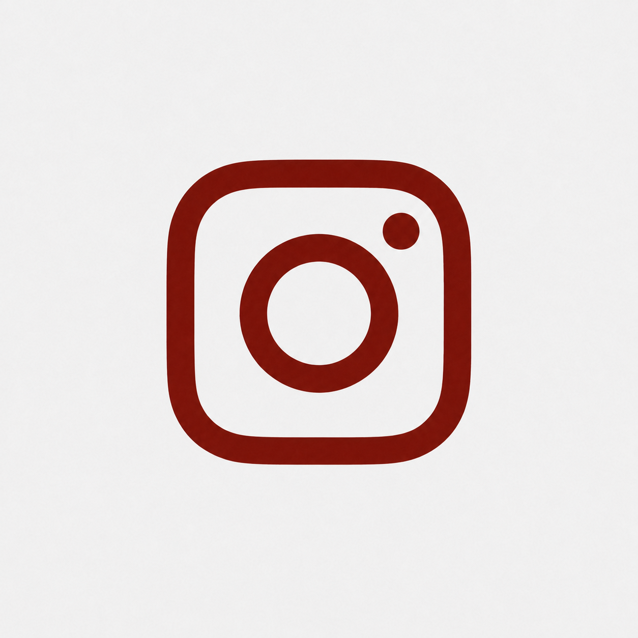 Red Instagram logo on a light background.