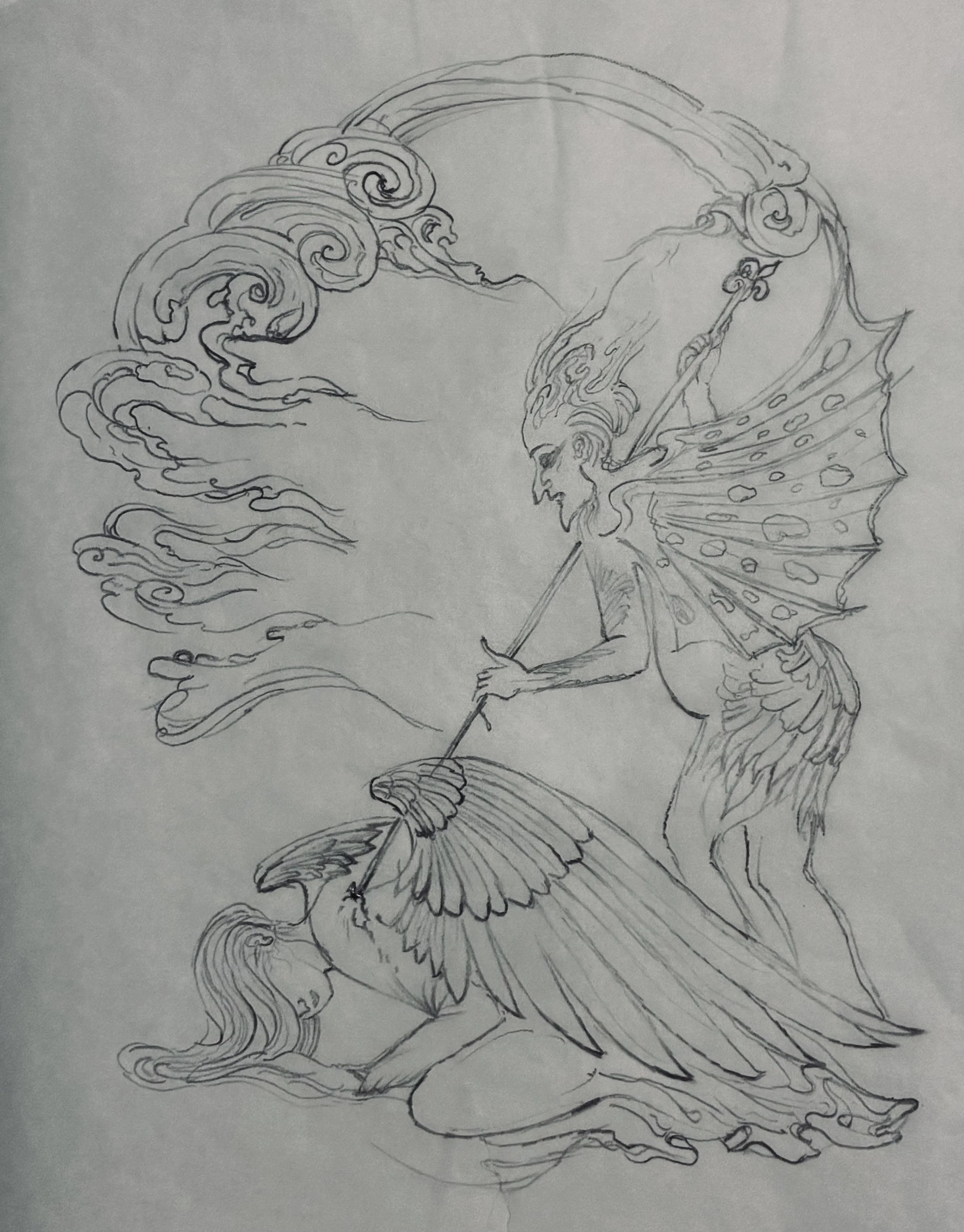 Lover and beloved sketch