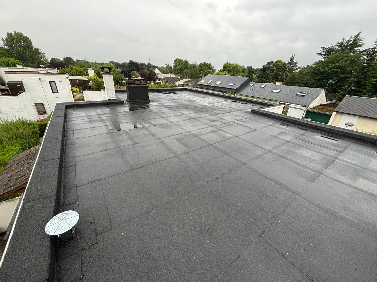 Terrasse d’un complexe d’étanchéité terminée