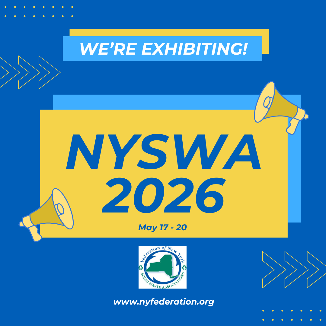 Gold Tier Exhibitor for 2026 NY Solid Waste Associations’ Conference