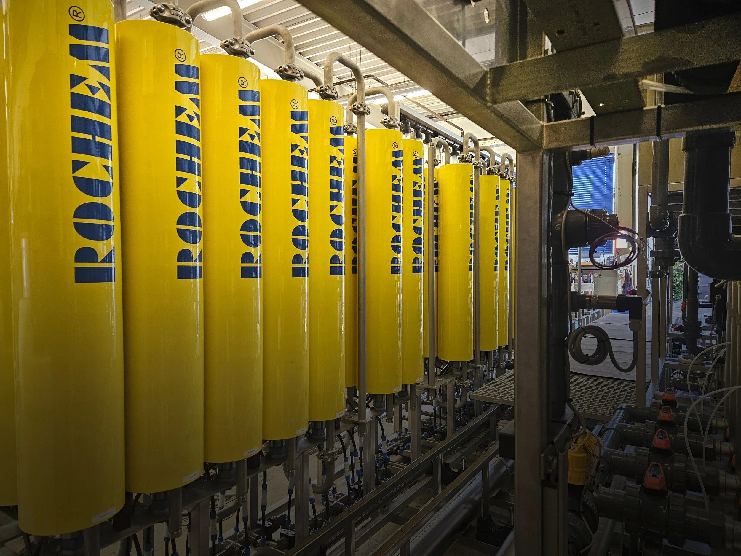 ROCHEM DTRO Membranes installed at a landfill