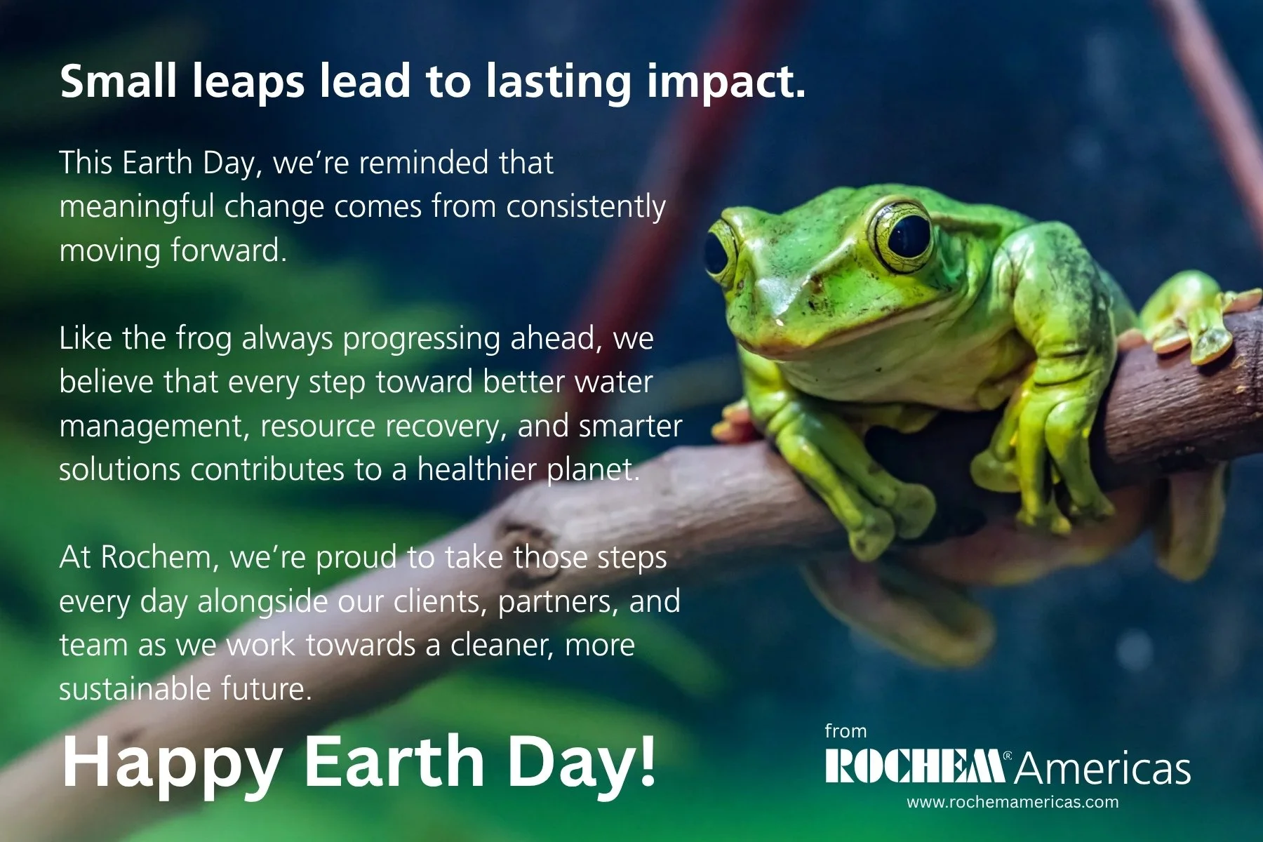 Earth Day Message from Rochem Americas