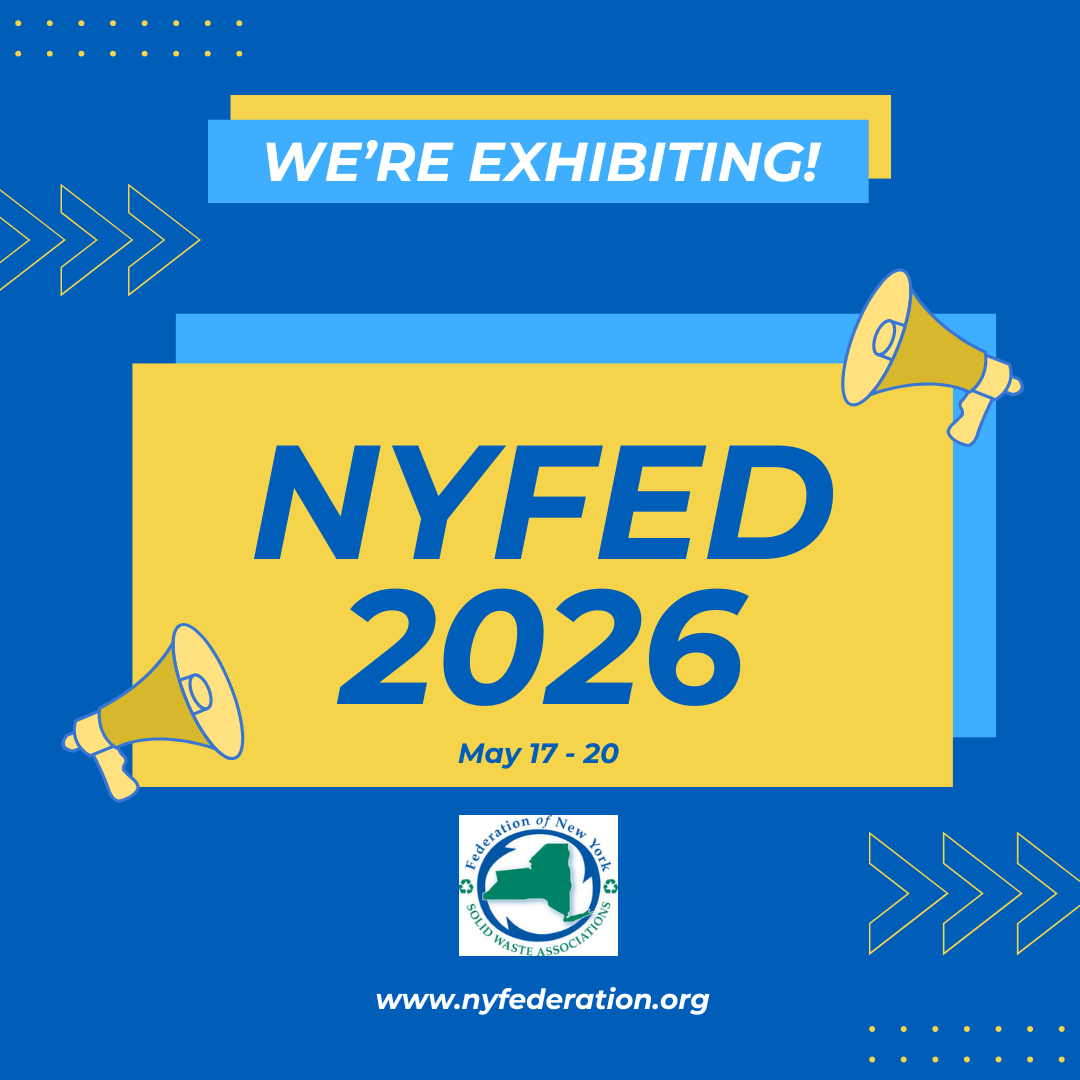 A graphic announcing Rochem Americas will exhibit at the NYFED Conference in May 2026.