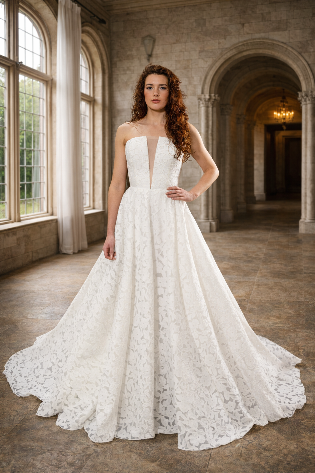 GABRIEL-JAMES-LILA-STRAPLESS-BALLGOWN-LASERCUT-LACE-WEDDING-DRESS-AT-EDEN-BRIDAL-BELFAST-castle.png