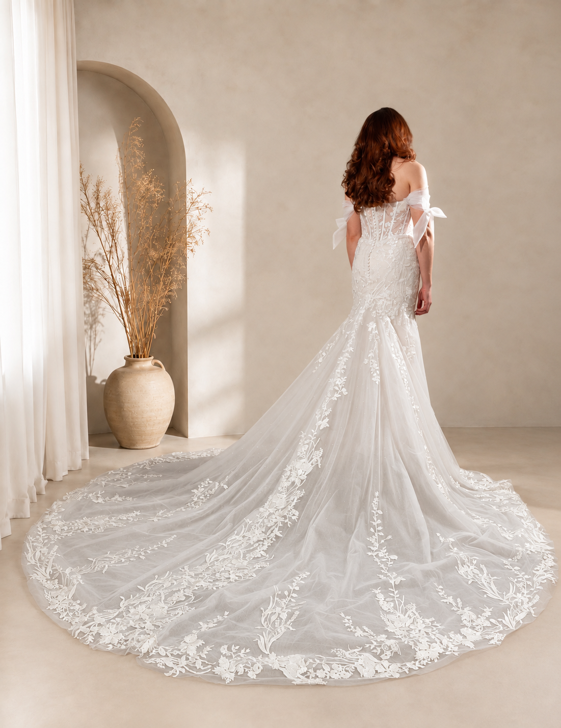 GABRIEL-JAMES-HOLLY-BOHO-LACE-FIT-AND-FLARE-BOW-SLEEVE-WEDDING-DRESS-AT-EDEN-BRIDAL-BELFAST-3.png