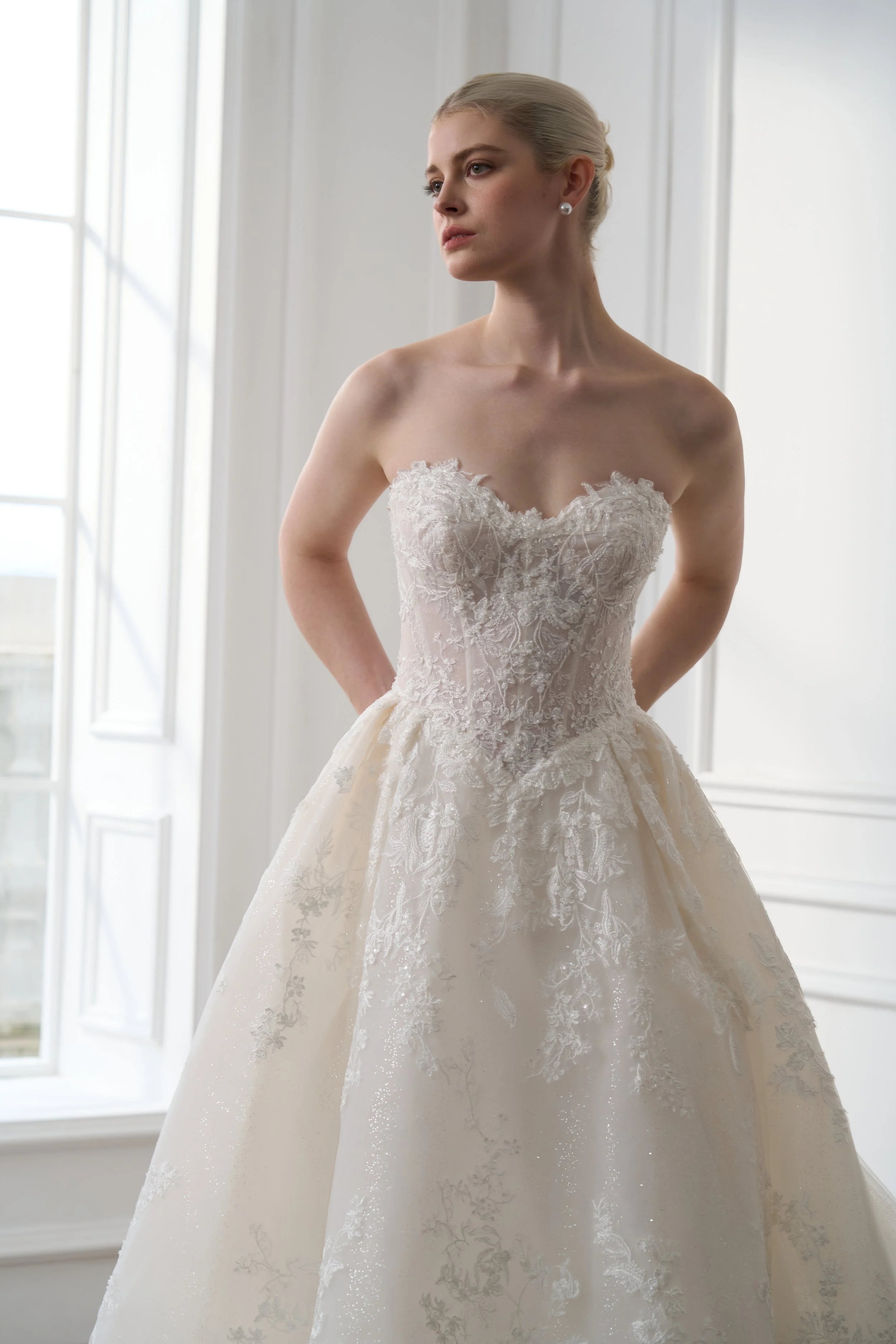teresa-atelier-bardot-basque-waist-ball-gown-strapless-lace-sparkle-shimmer-at-eden-bridal-belfast-2.JPG