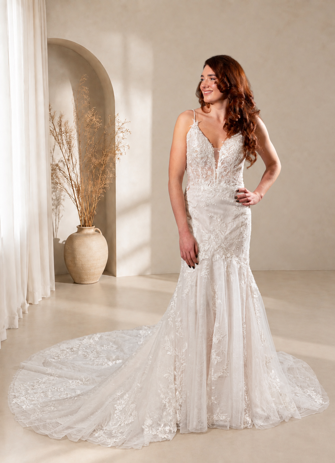GABRIEL-JAMES - FAYE-FLORAL- LACE-FIT-AND-FLARE-PLUNGE-NECKLINE-WEDDING-DRESS-AT-EDEN-BRIDAL-BELFAST-3.png
