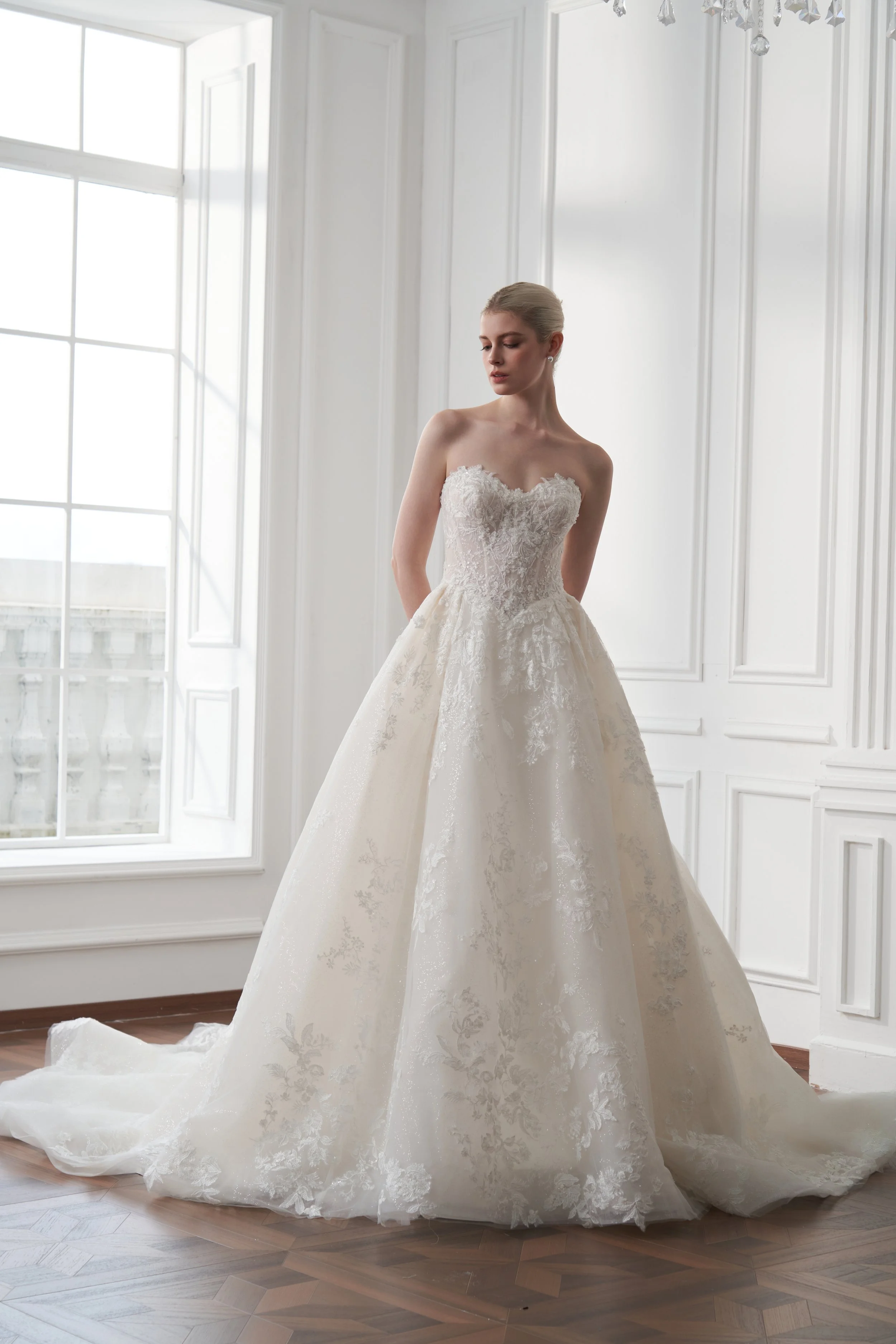 teresa-atelier-bardot-basque-waist-ball-gown-strapless-lace-sparkle-shimmer-at-eden-bridal-belfast-1.jpg
