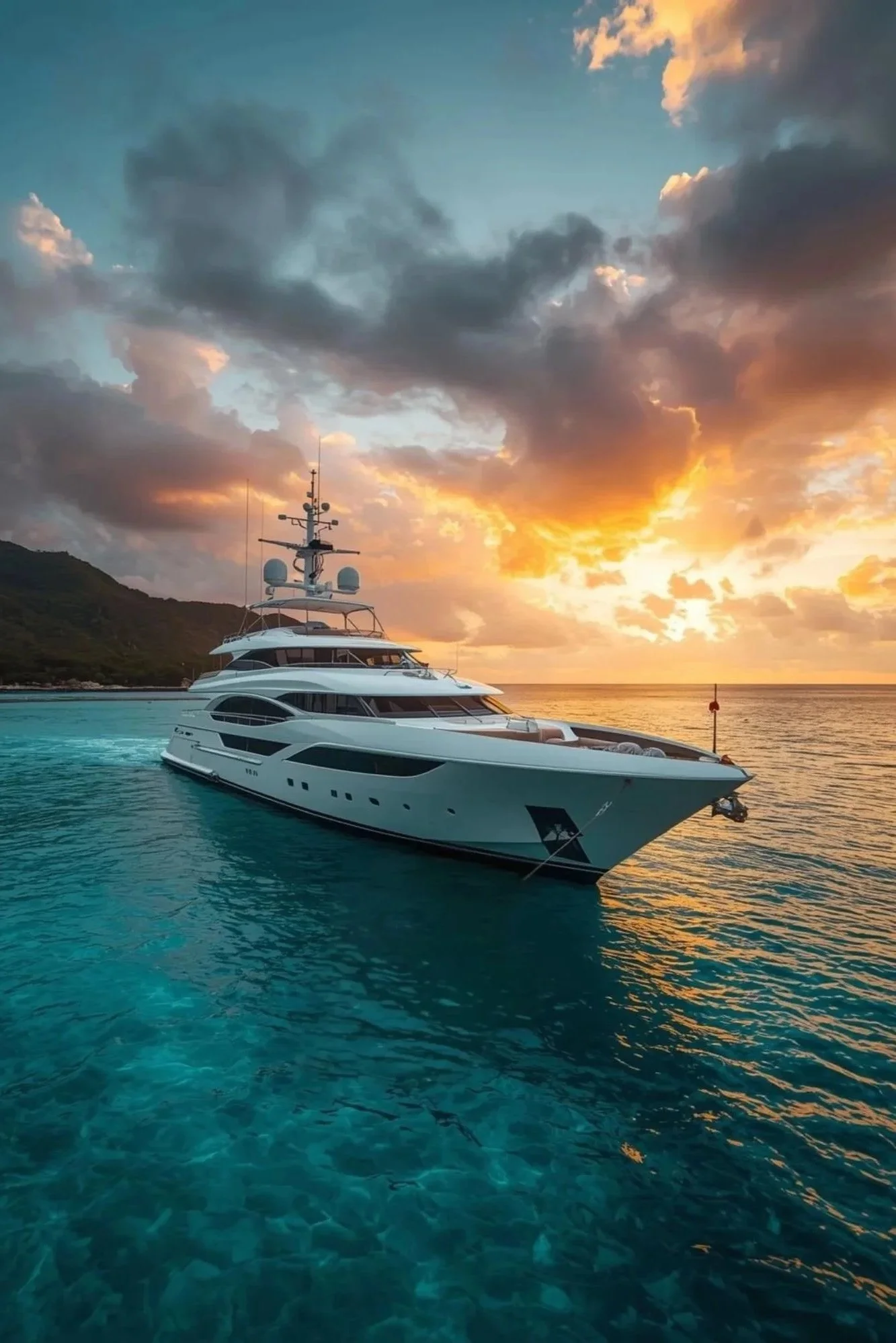 Luxury superyacht interior design consulting — vessels up to 161 feet, full-spectrum sensory design, vestibular and acoustic integration by Gloria Black Design Florida