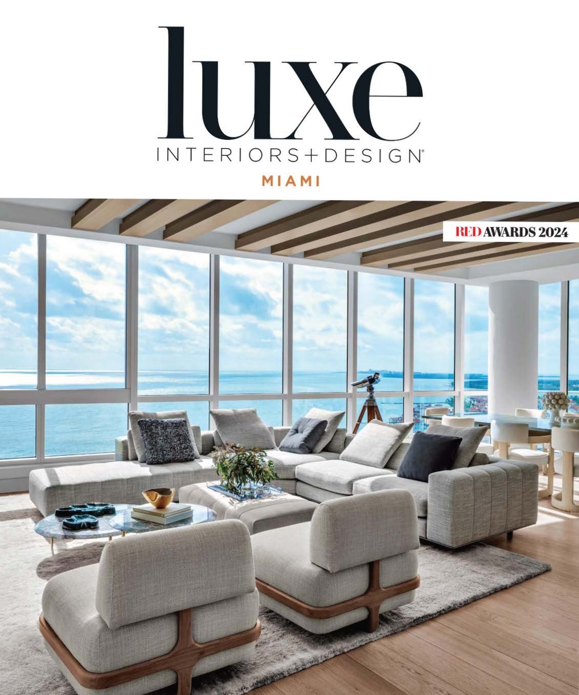 Gloria Black Design Featured in LUXE Miami Edition for Contemporary Coastal Design