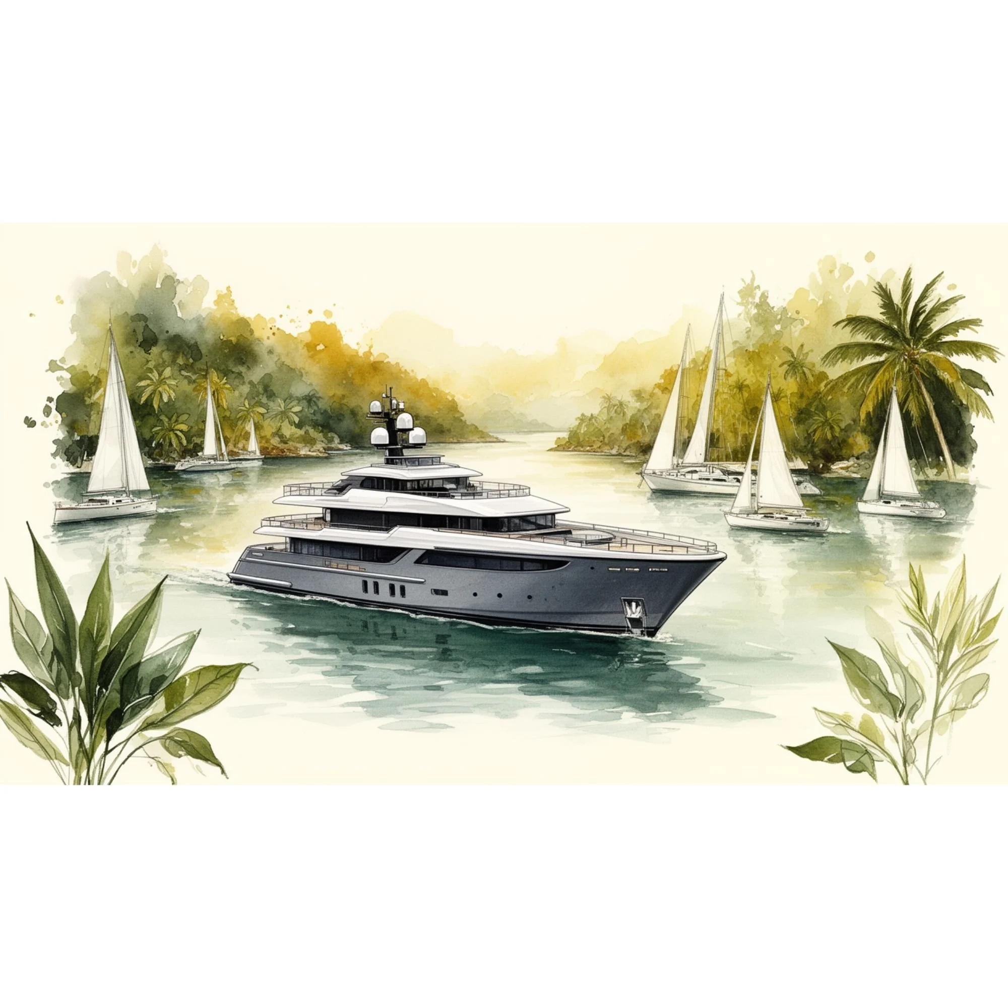Specialty interior design consulting by Gloria Black Design — superyacht interiors for vessels up to 161 feet, island homes, remote luxury properties, high-security integration including bulletproof installations, and extraordinary circumstances. FL