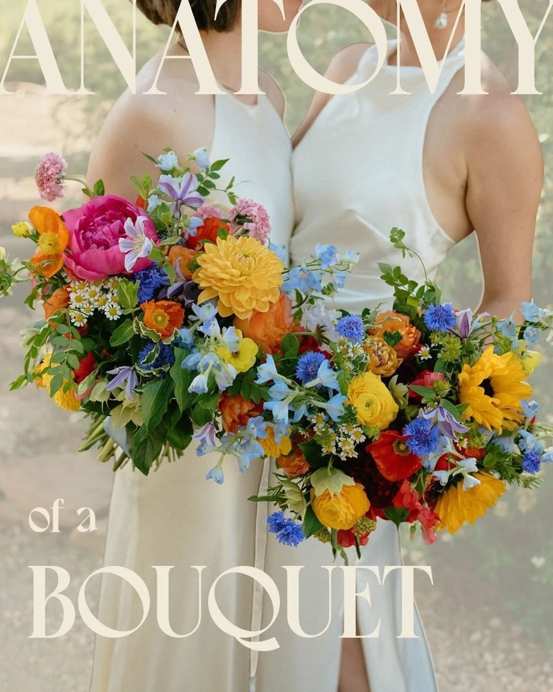 Ever wonder what goes into a wedding bouquet? Well&hellip; it&rsquo;s different every time - even when you have two brides 👰🏻👰🏻 

Your wedding bouquet will be totally unique, but swipe to slide 2 for a little sneak peek of what went into these tw