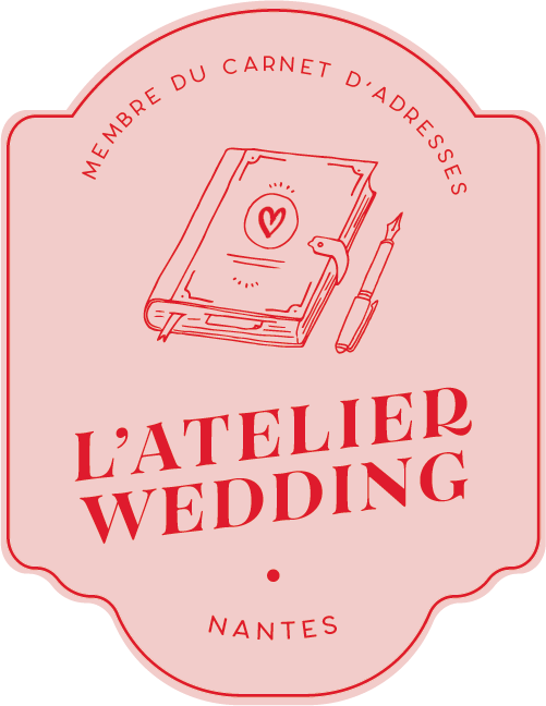 logo l'atelier wedding rose