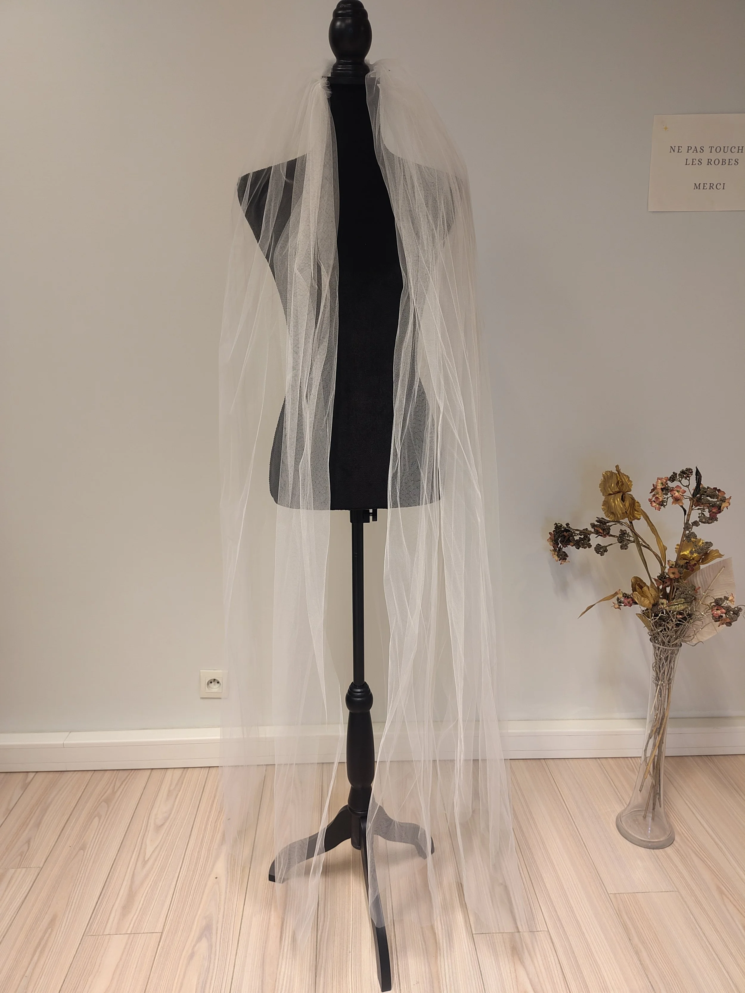 O0130 / Voile long sans peigne
