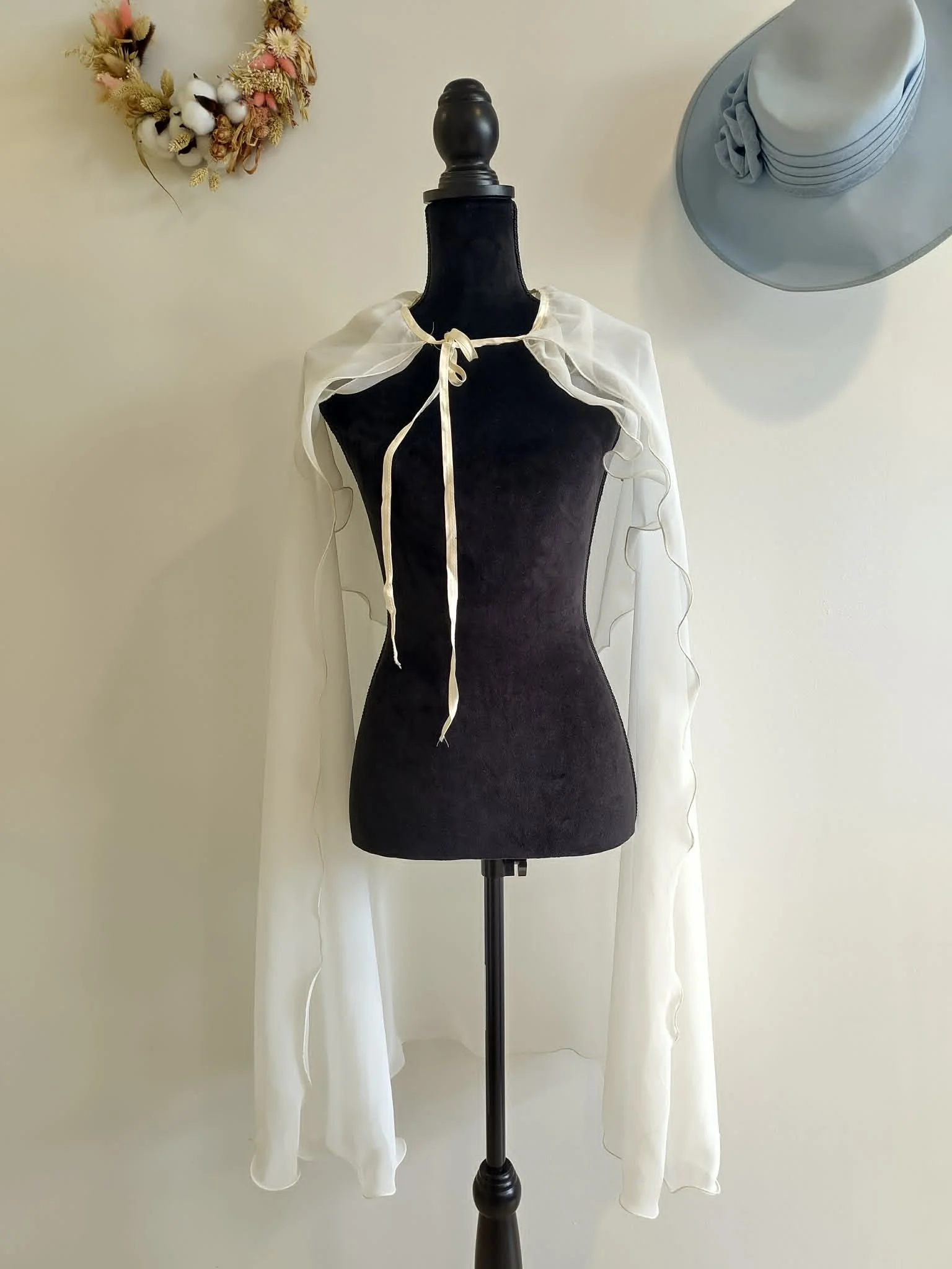 Cape longue taille unique