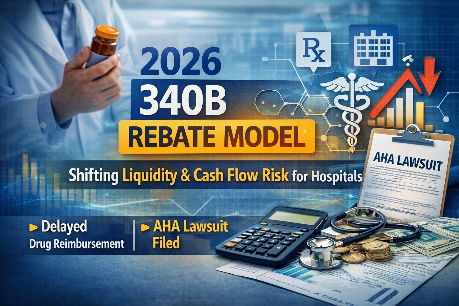 What CFOs Need to Know About the 2026 340B Rebate Model and the AHA Lawsuit