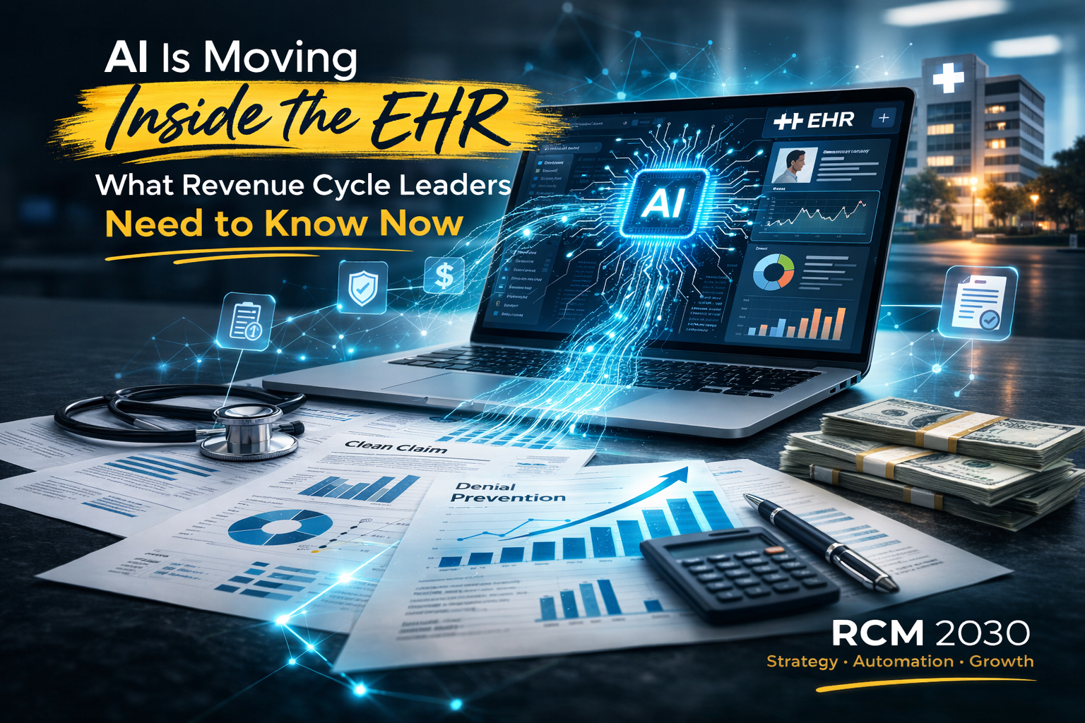 AI Is Moving Inside the EHR. Revenue Cycle Leaders Should Pay Attention.