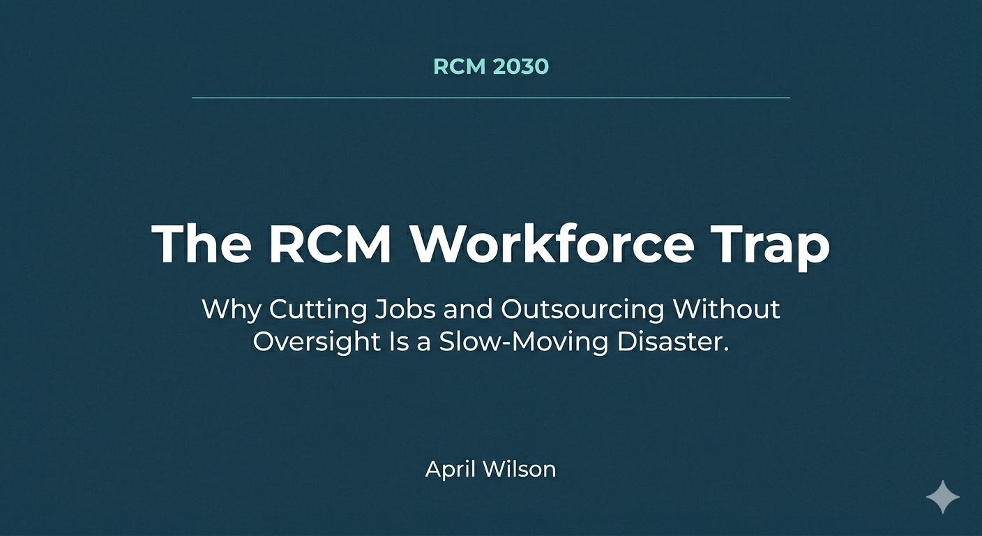 The RCM Workforce Trap: Why Cutting Jobs and Outsourcing Without Oversight Is a Slow-Moving Disaster