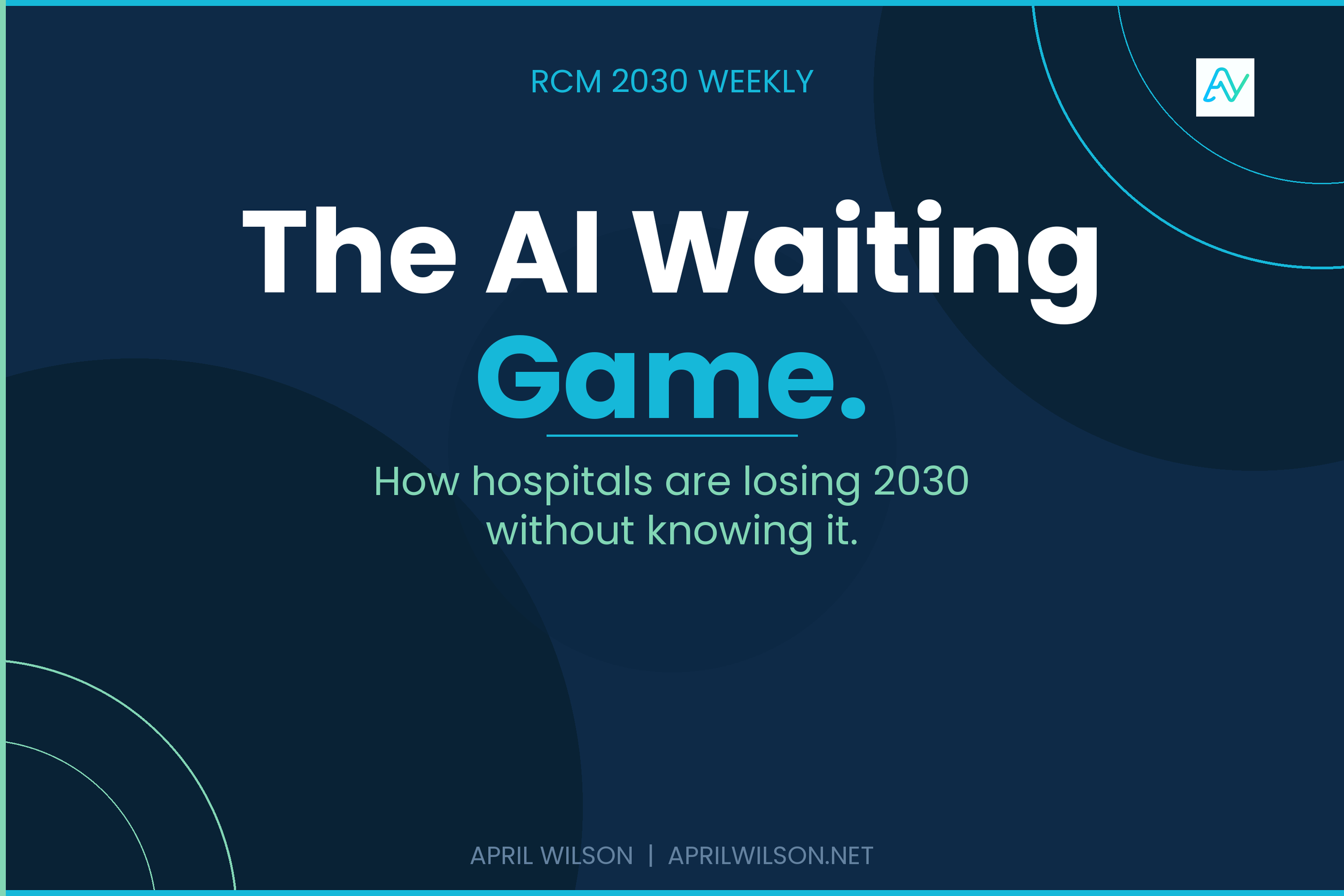 The Problem Isn't That Hospitals Are Moving Too Slow. It's That They Think Slow Is Fine.