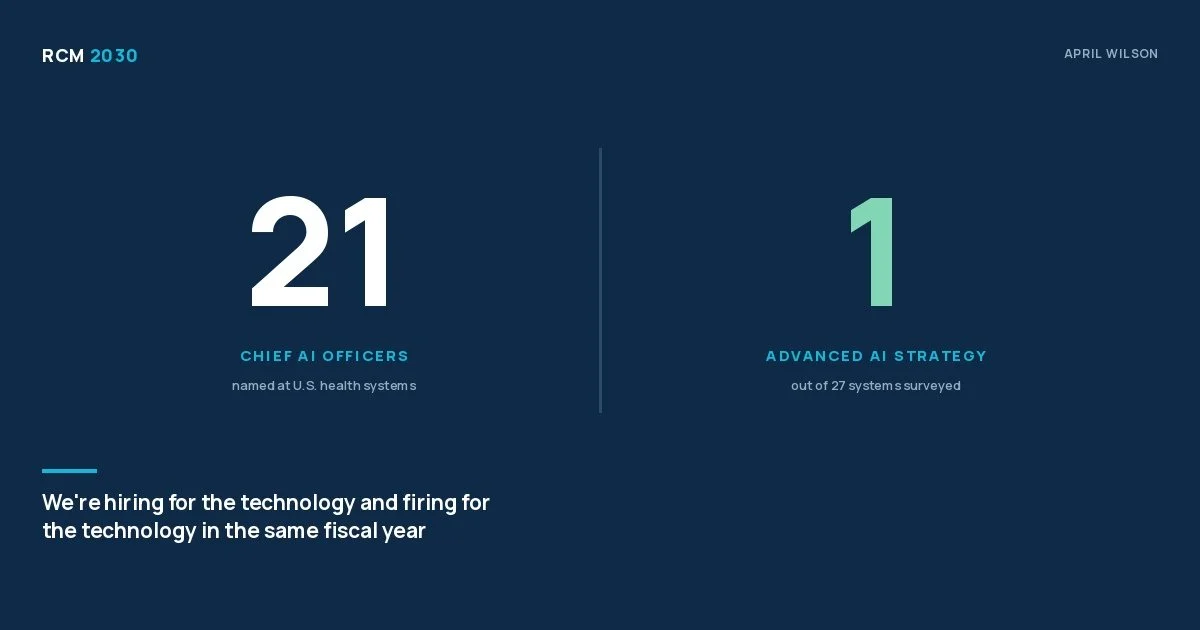 We're hiring for the technology and firing for the technology in the same fiscal year