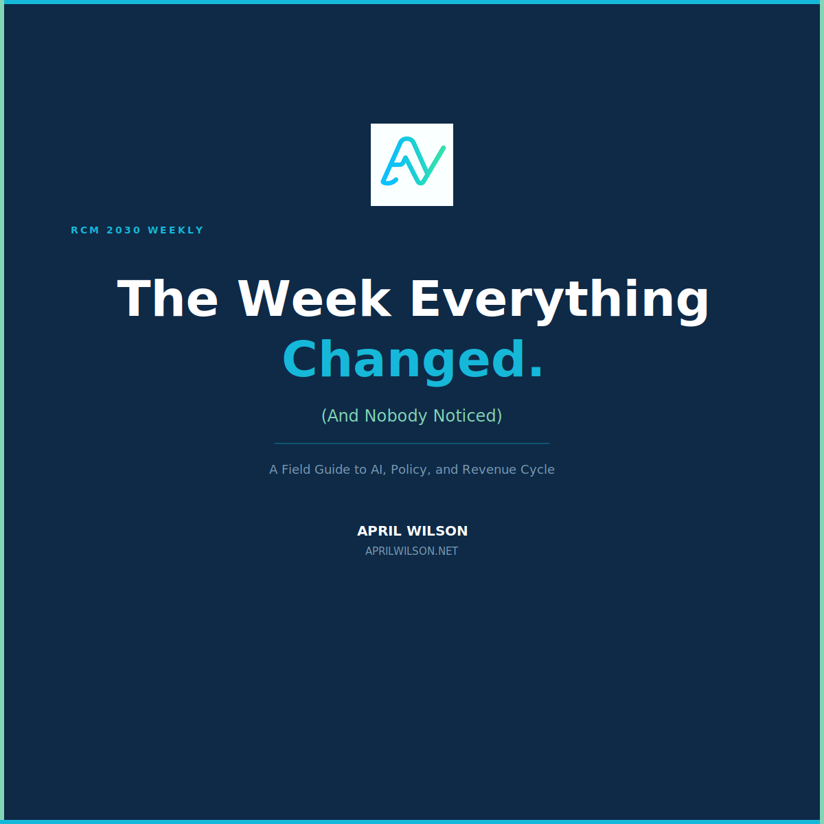 The Week Everything Changed: May 23, 2026
