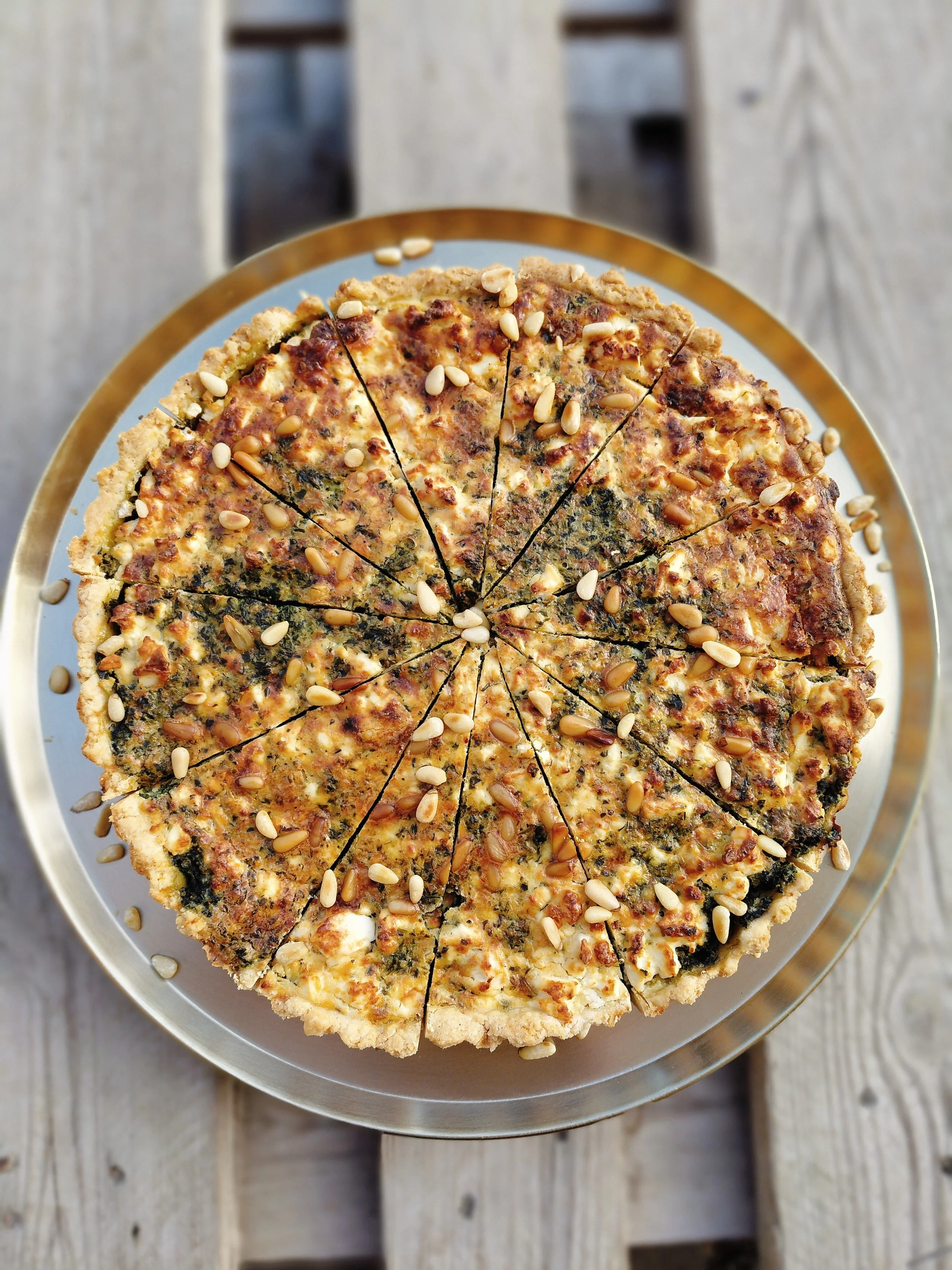 Spinat - Feta - Quiche