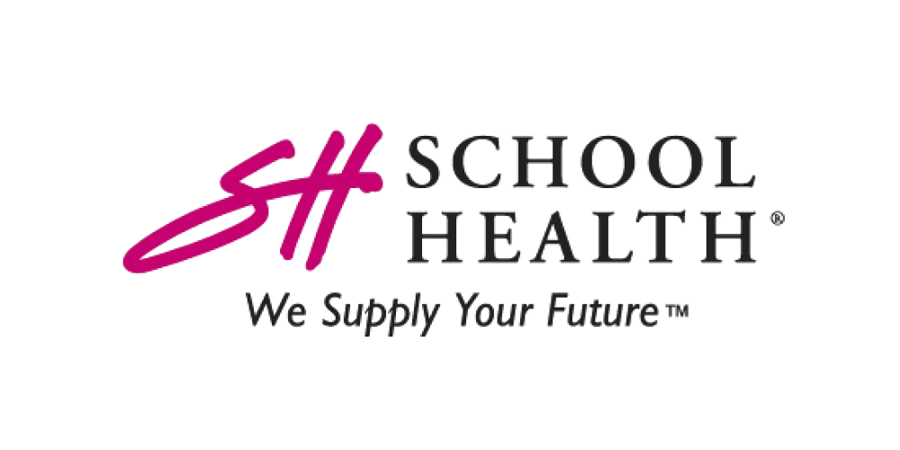 Logo for 'School of Health' with the tagline 'We Support Your Future' in stylized text.