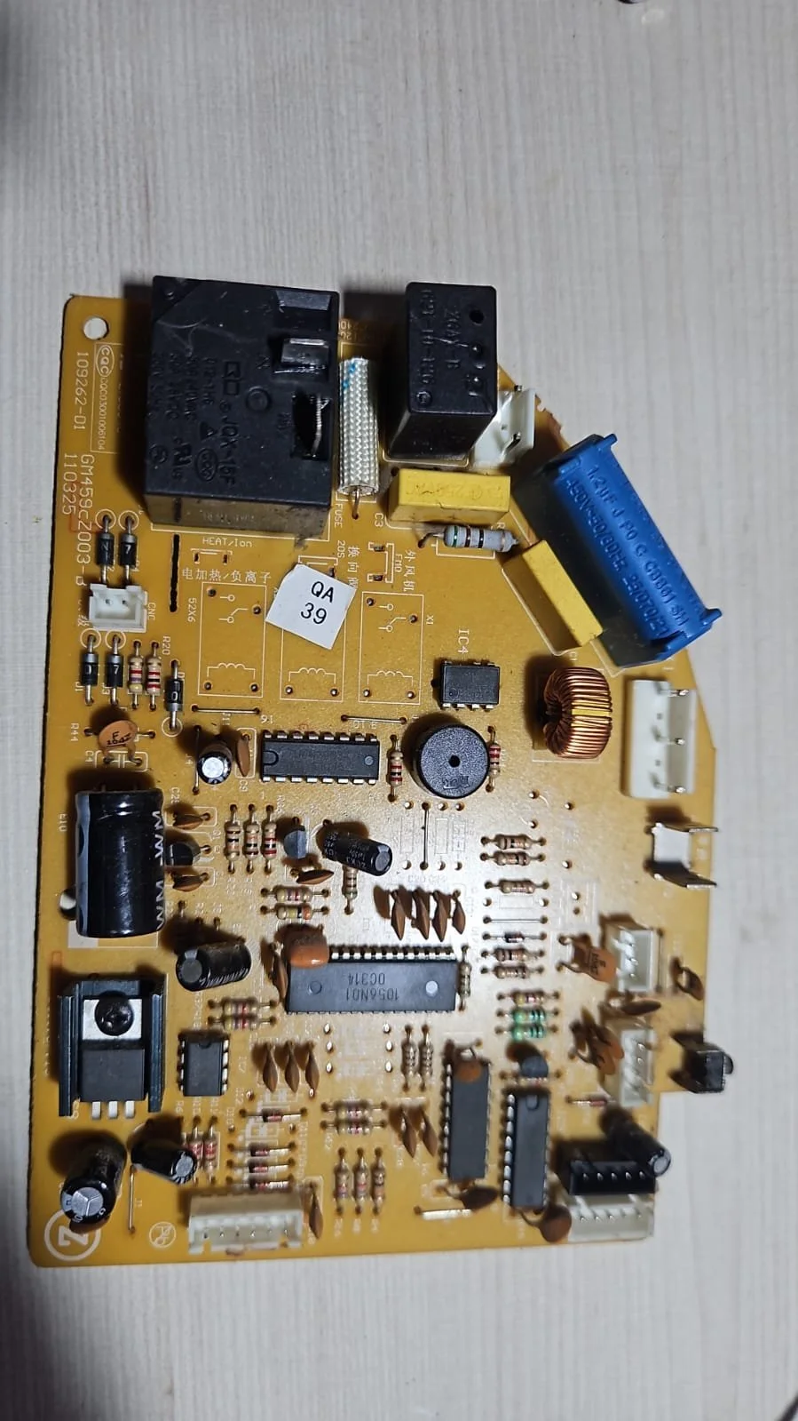 placa evaporadora  comeco