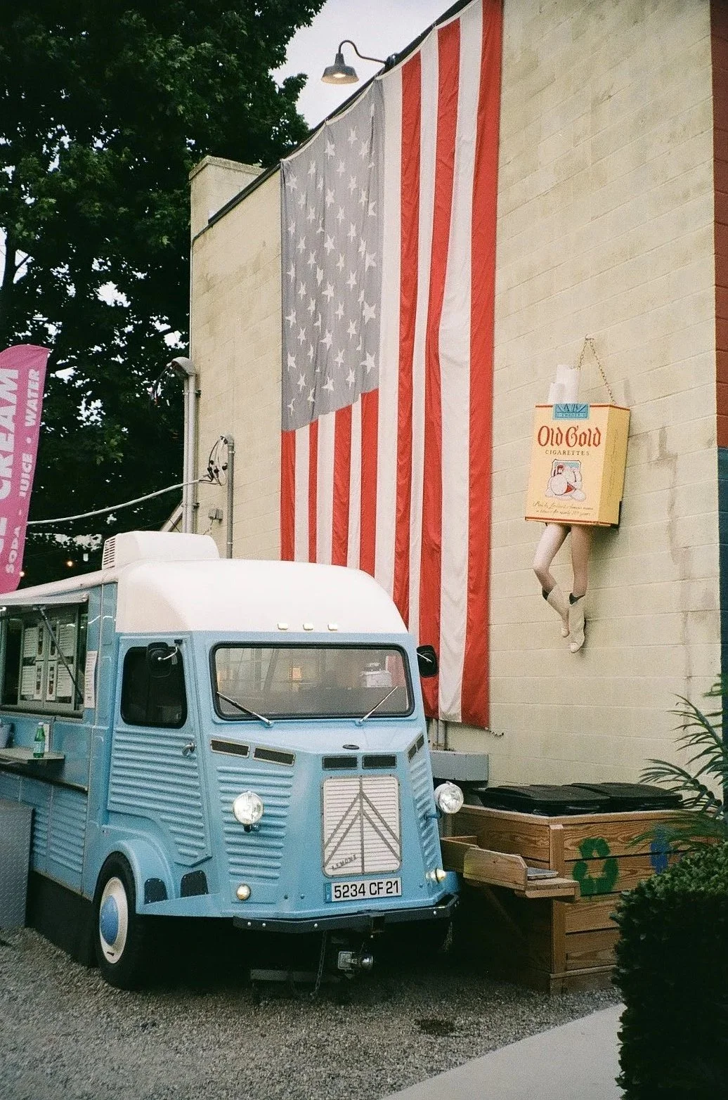 Photographed on film 