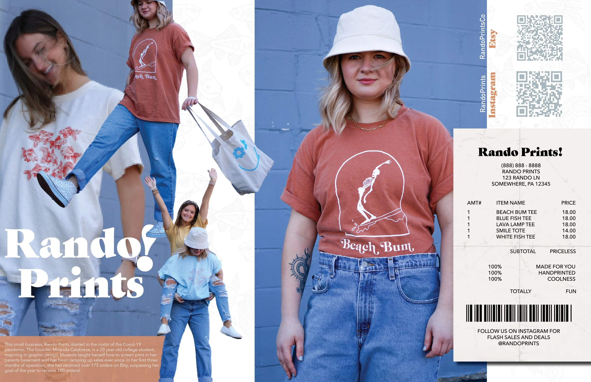 Magazine spread. Designed & photographed