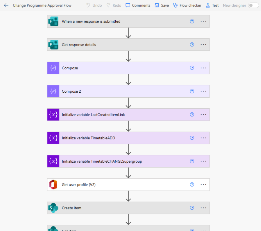 PowerAutomate: approval flow