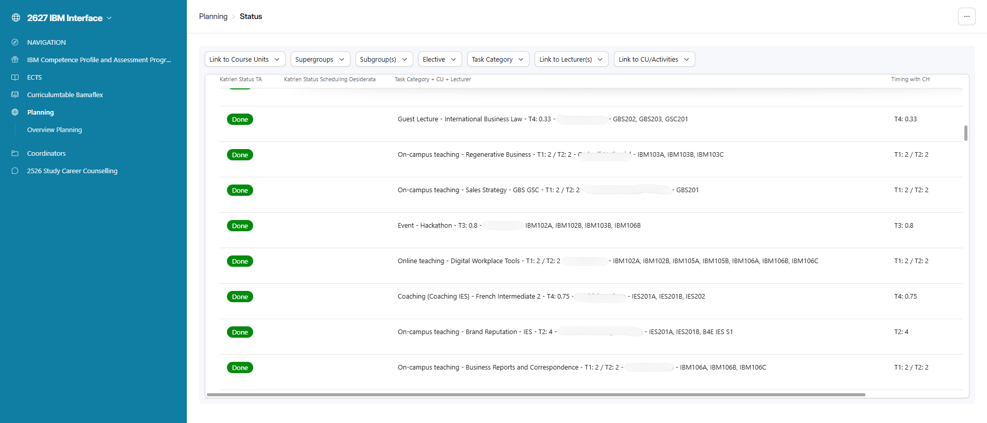 Airtable: planning progress management